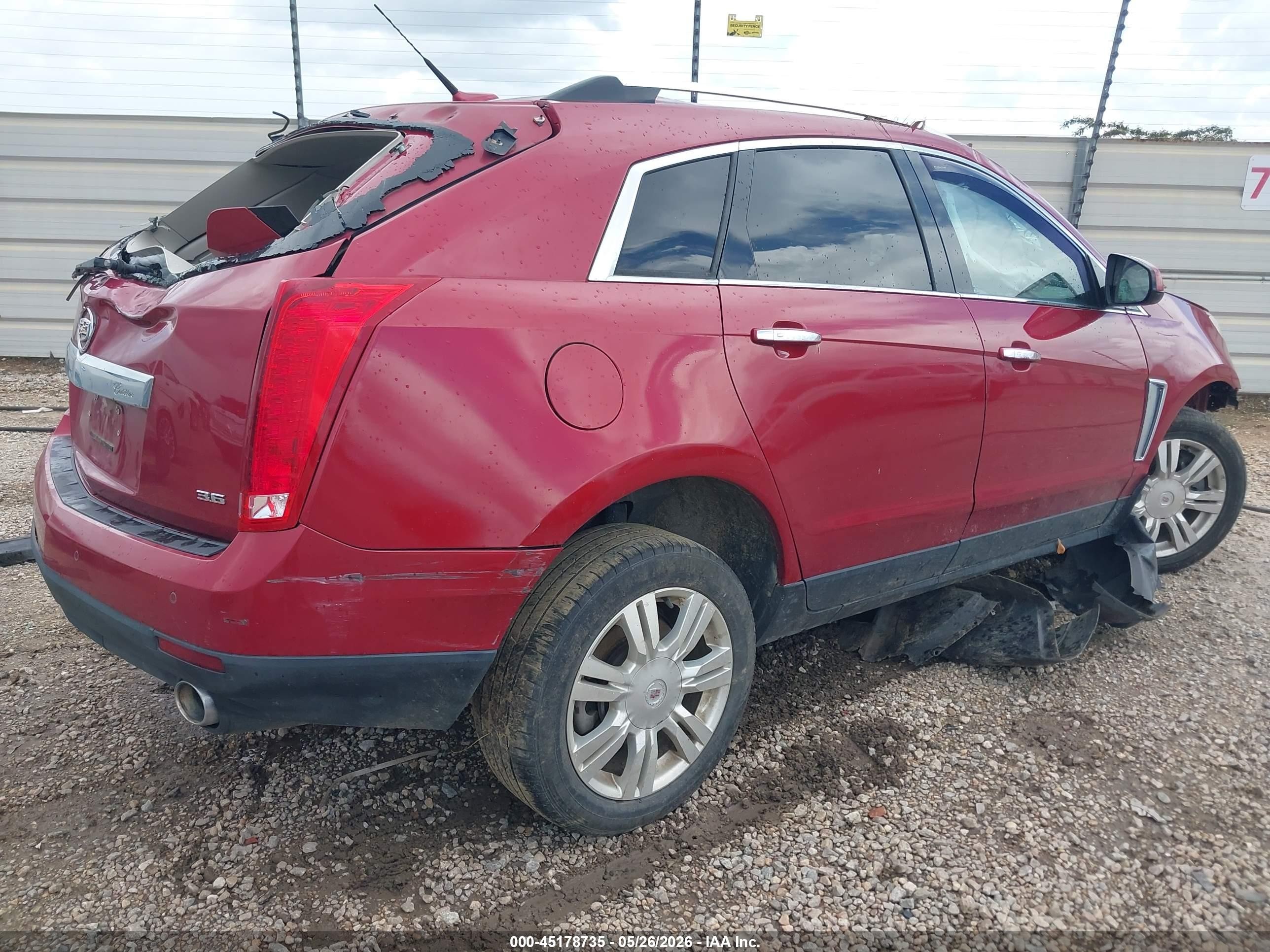 2013 Cadillac Srx Luxury Collection Red vin: 3GYFNCE33DS651714