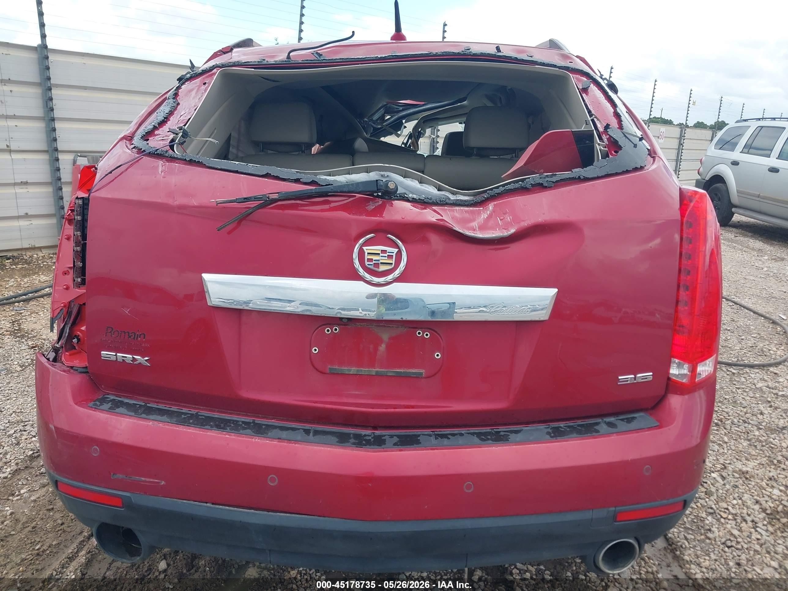 2013 Cadillac Srx Luxury Collection Red vin: 3GYFNCE33DS651714
