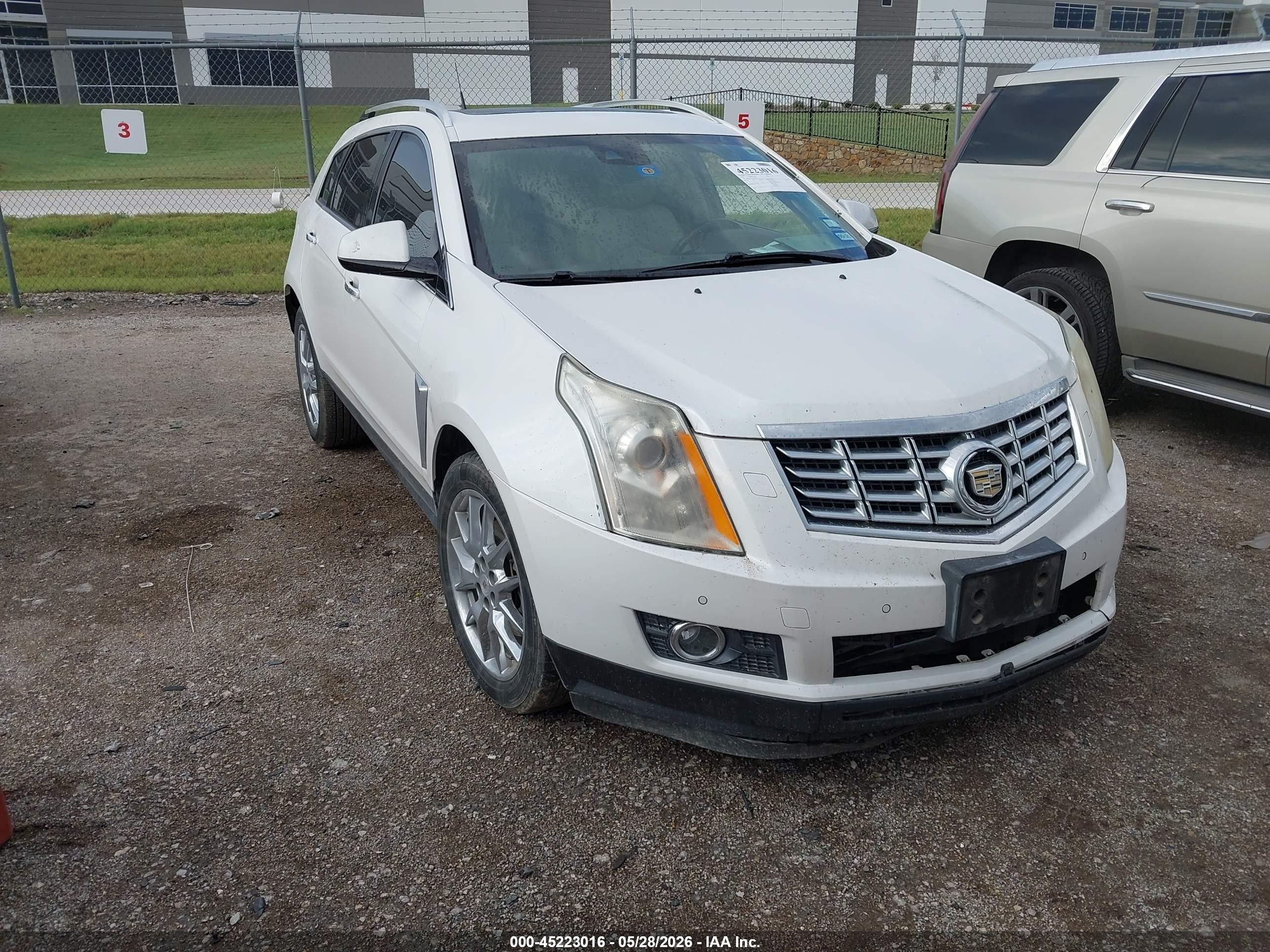 2014 Cadillac Srx Performance Collection White vin: 3GYFNCE33ES545071