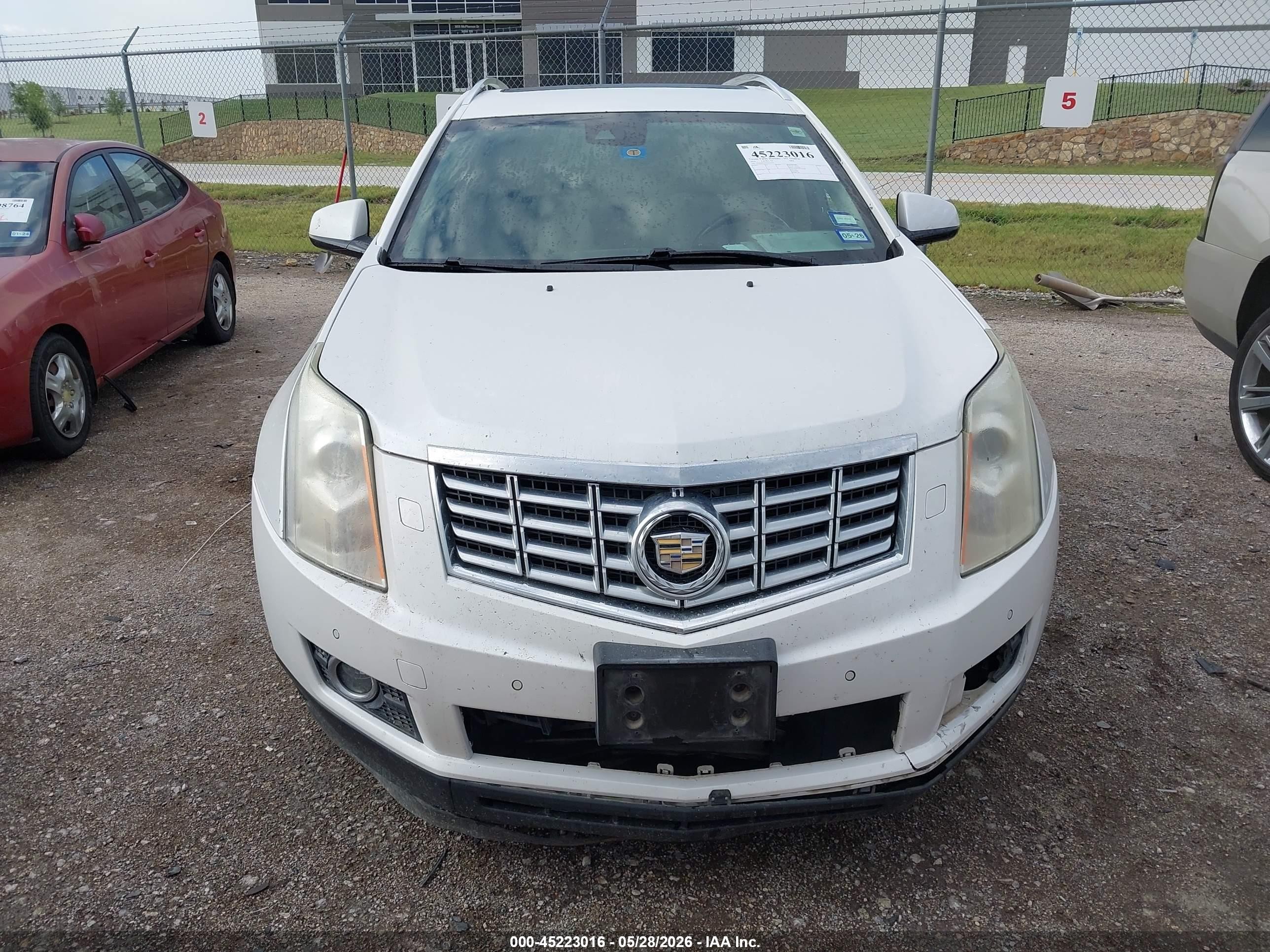2014 Cadillac Srx Performance Collection White vin: 3GYFNCE33ES545071