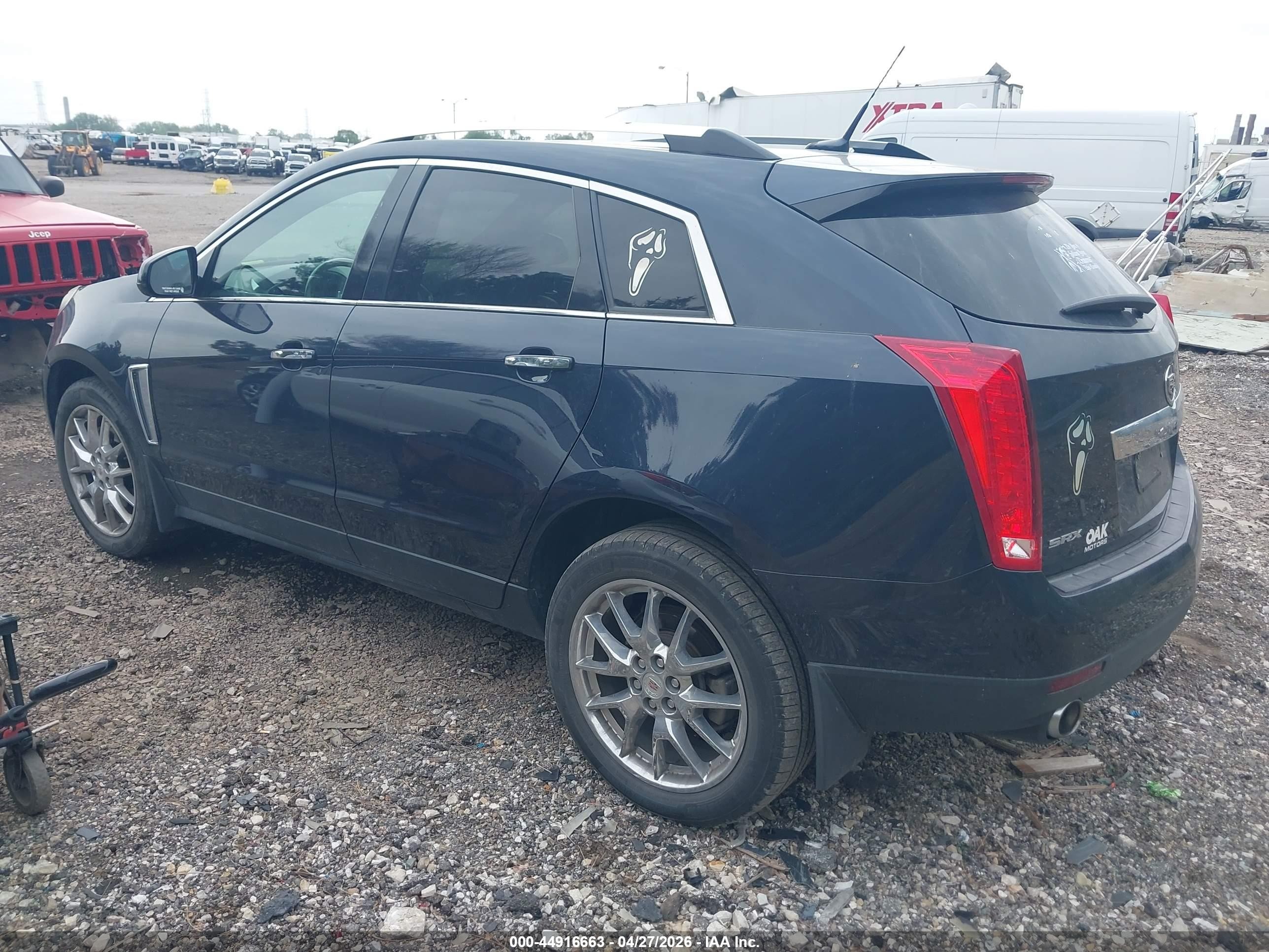 2014 Cadillac Srx Performance Collection Dark Blue vin: 3GYFNCE33ES675030