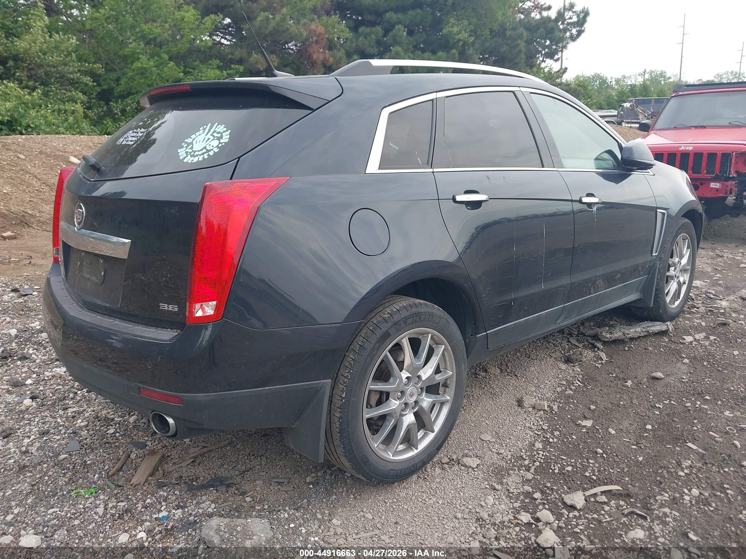 2014 Cadillac Srx Performance Collection Dark Blue vin: 3GYFNCE33ES675030