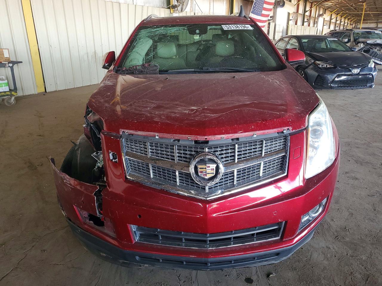 2012 Cadillac Srx Premium Collection Red vin: 3GYFNCE34CS541401