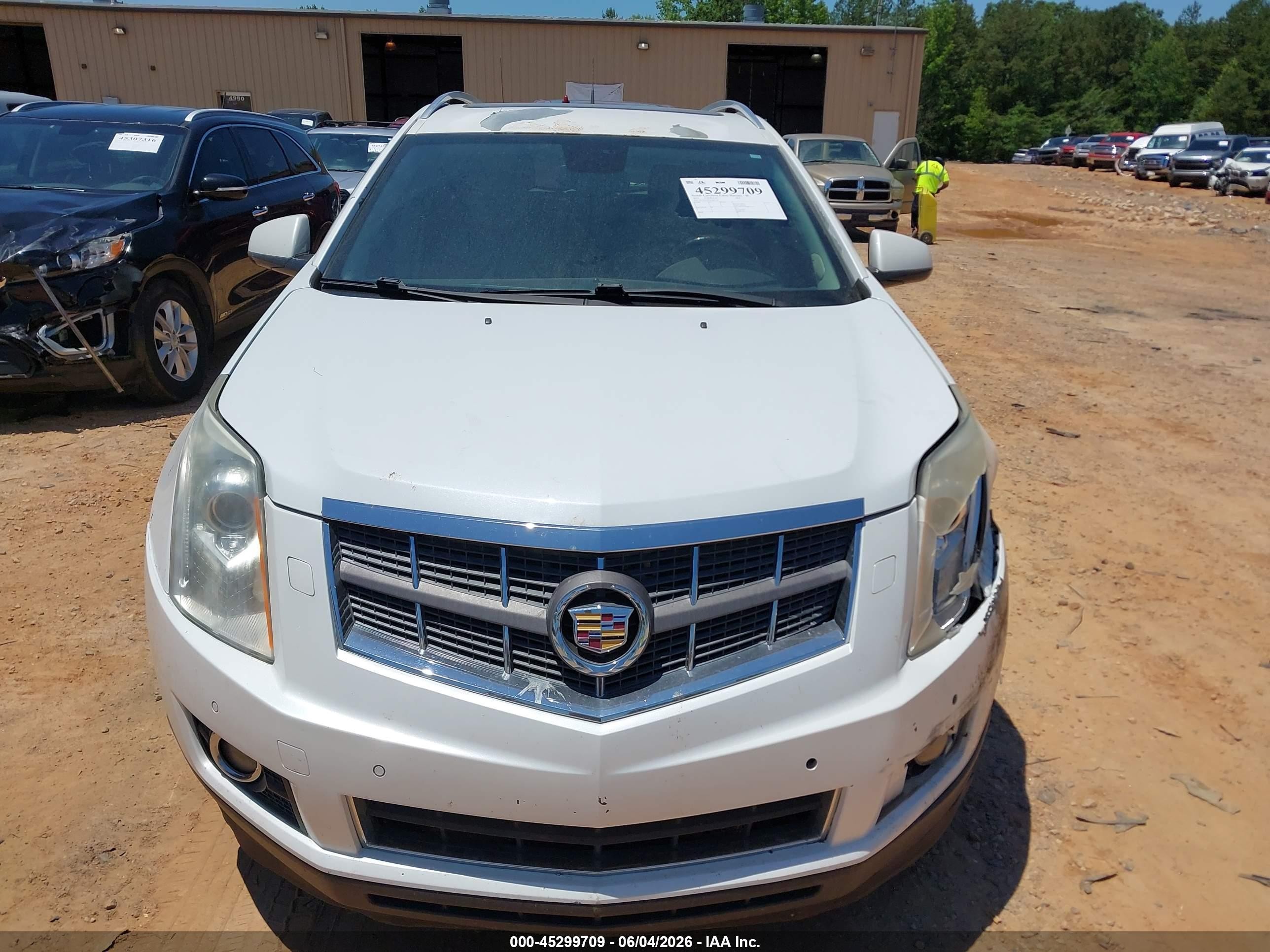2012 Cadillac Srx Premium Collection Белый vin: 3GYFNCE34CS602164