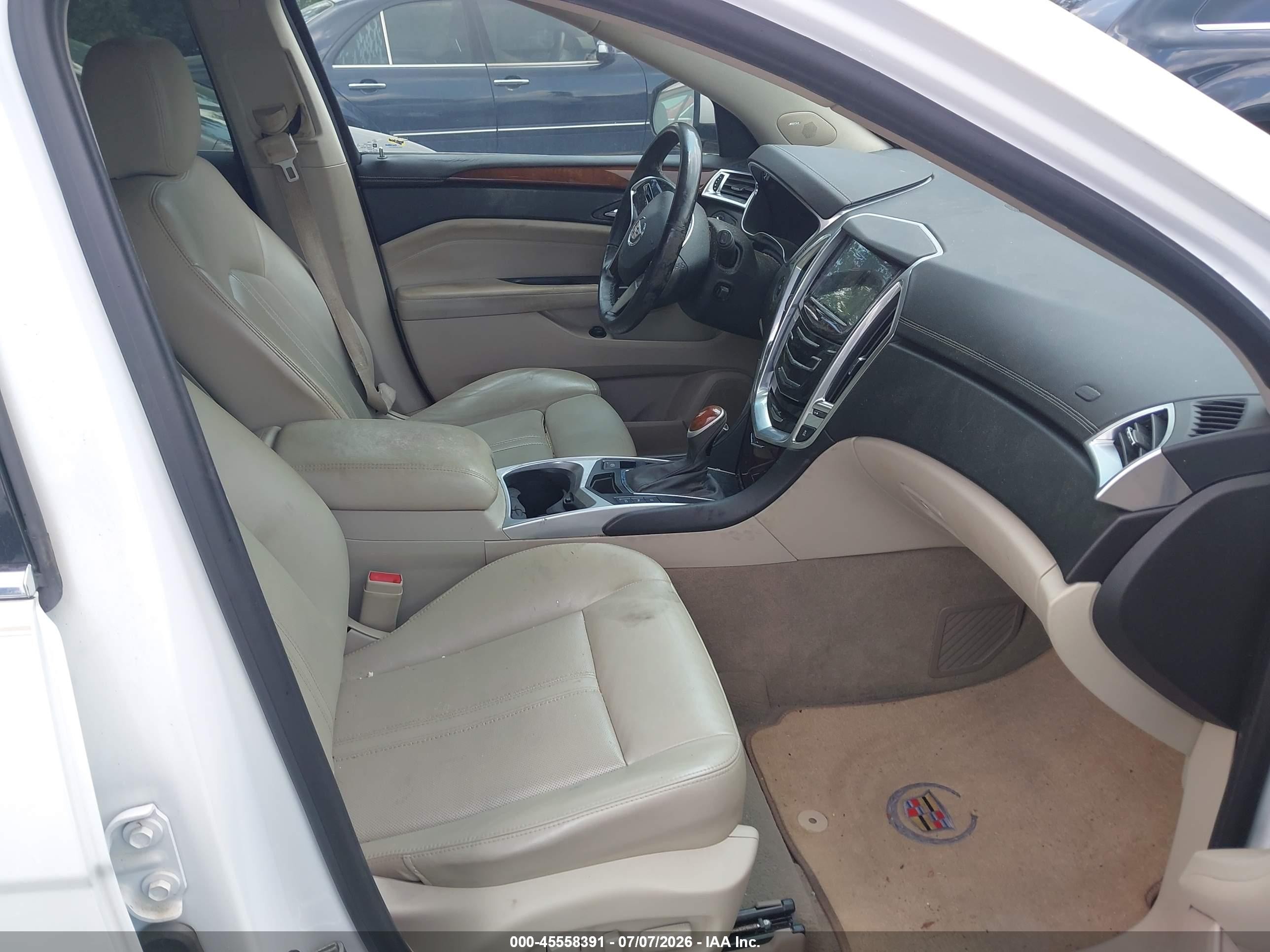 2013 Cadillac Srx Luxury Collection White vin: 3GYFNCE34DS639801