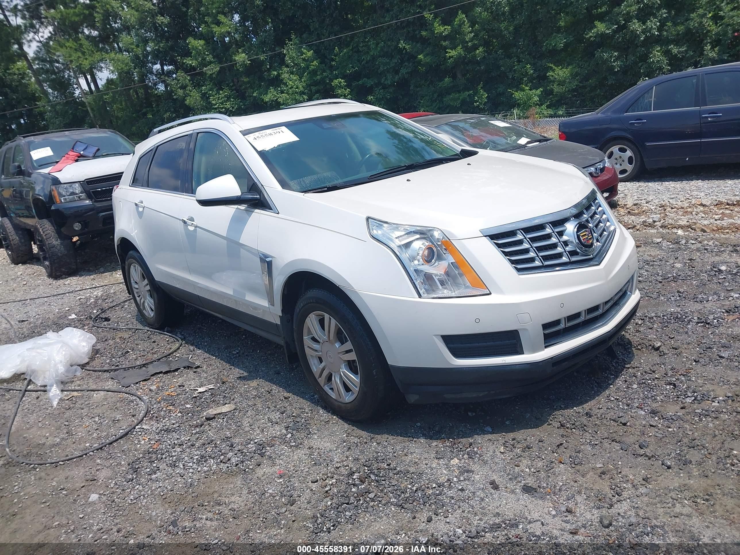 2013 Cadillac Srx Luxury Collection White vin: 3GYFNCE34DS639801