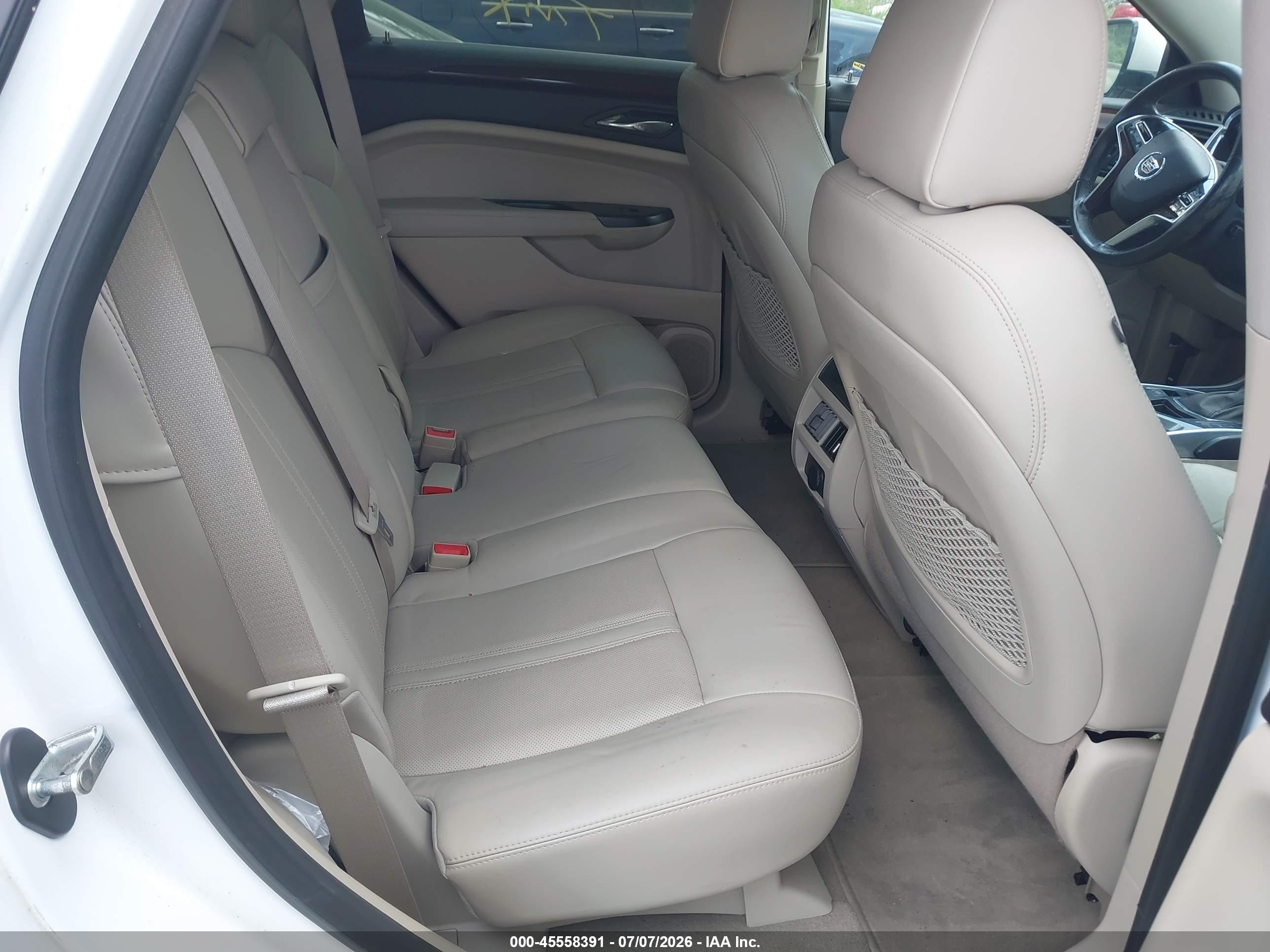 2013 Cadillac Srx Luxury Collection White vin: 3GYFNCE34DS639801