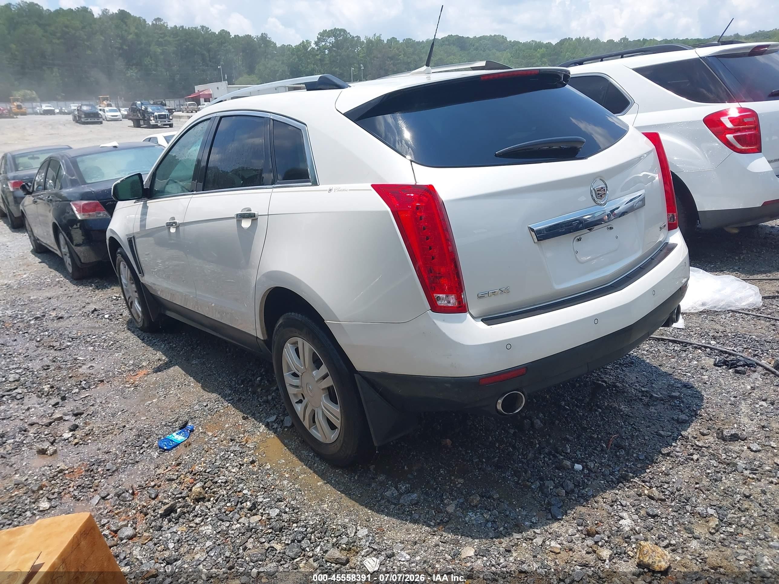 2013 Cadillac Srx Luxury Collection White vin: 3GYFNCE34DS639801