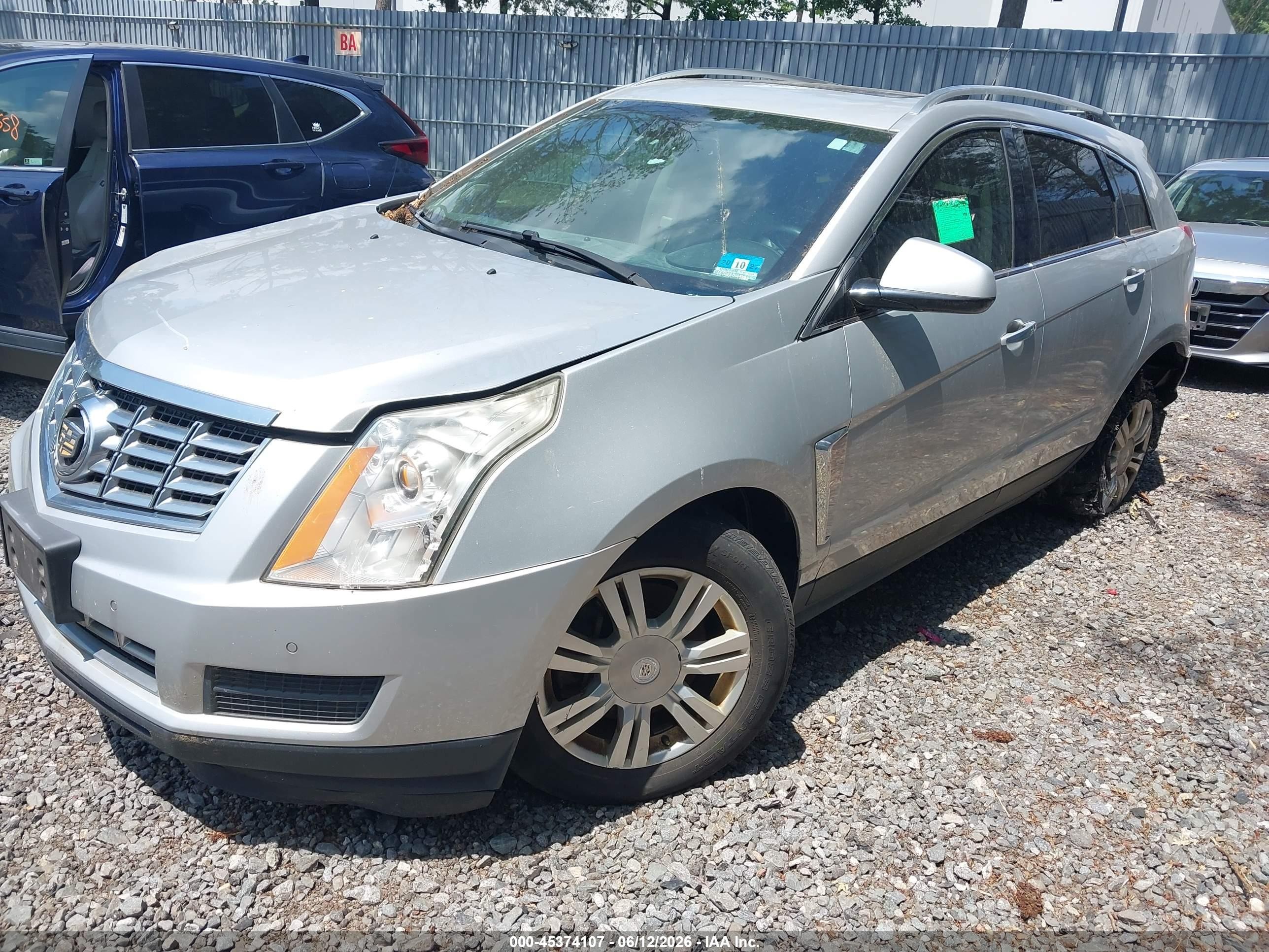 2013 Cadillac Srx Luxury Collection Silver vin: 3GYFNCE34DS641094