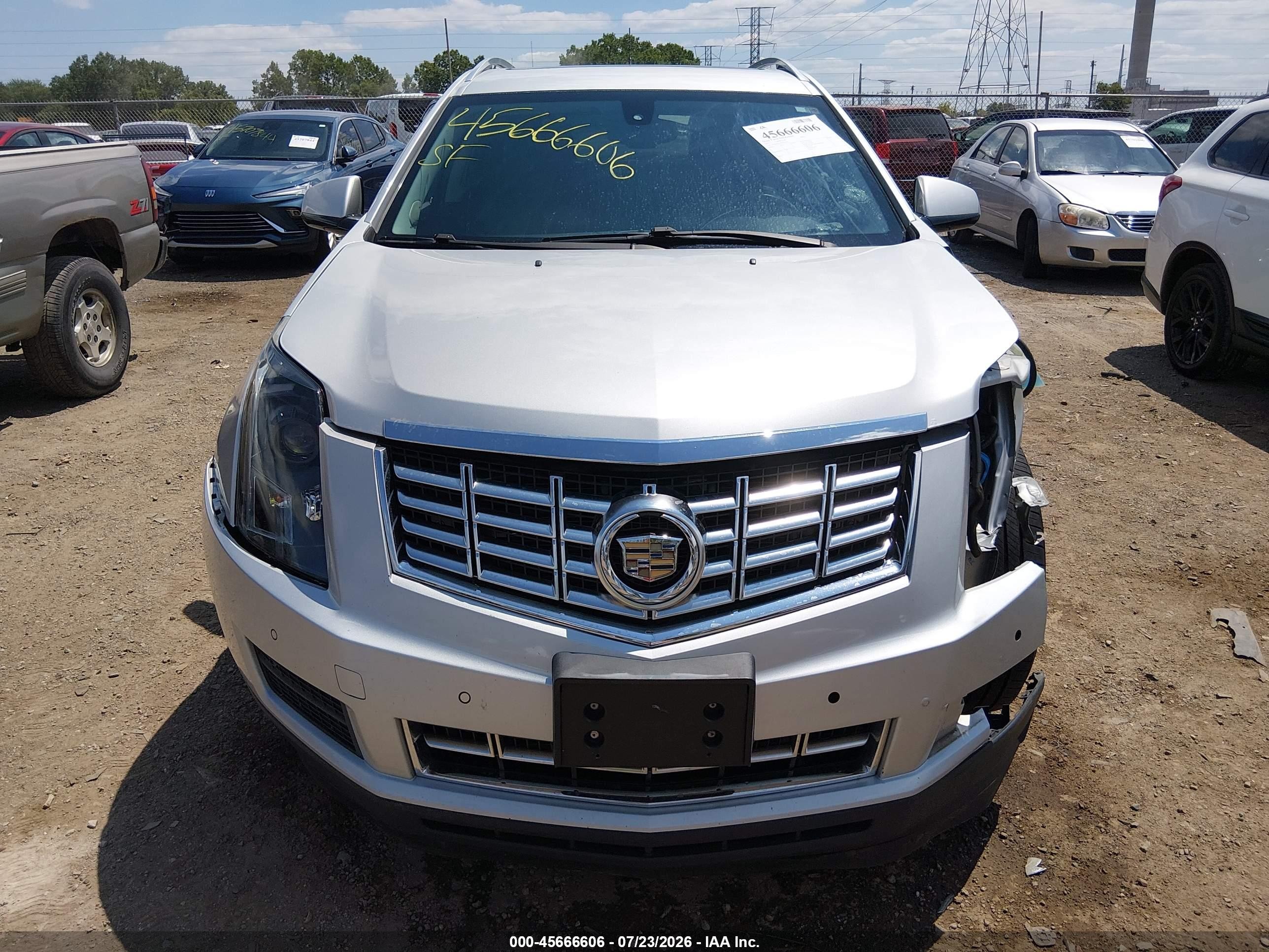 2013 Cadillac Srx Luxury Collection Silver vin: 3GYFNCE34DS652547