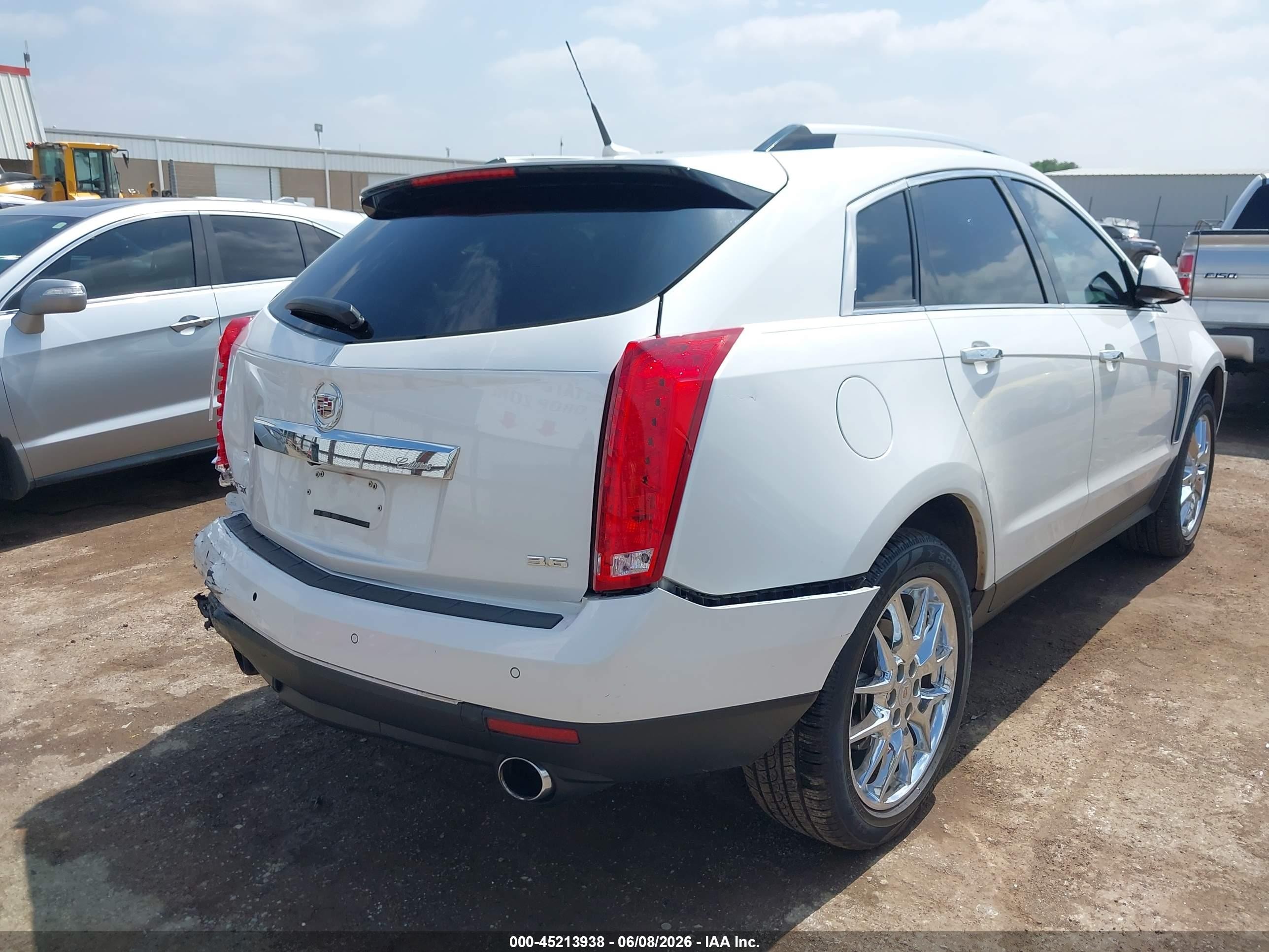 2014 Cadillac Srx Performance Collection White vin: 3GYFNCE34ES615984