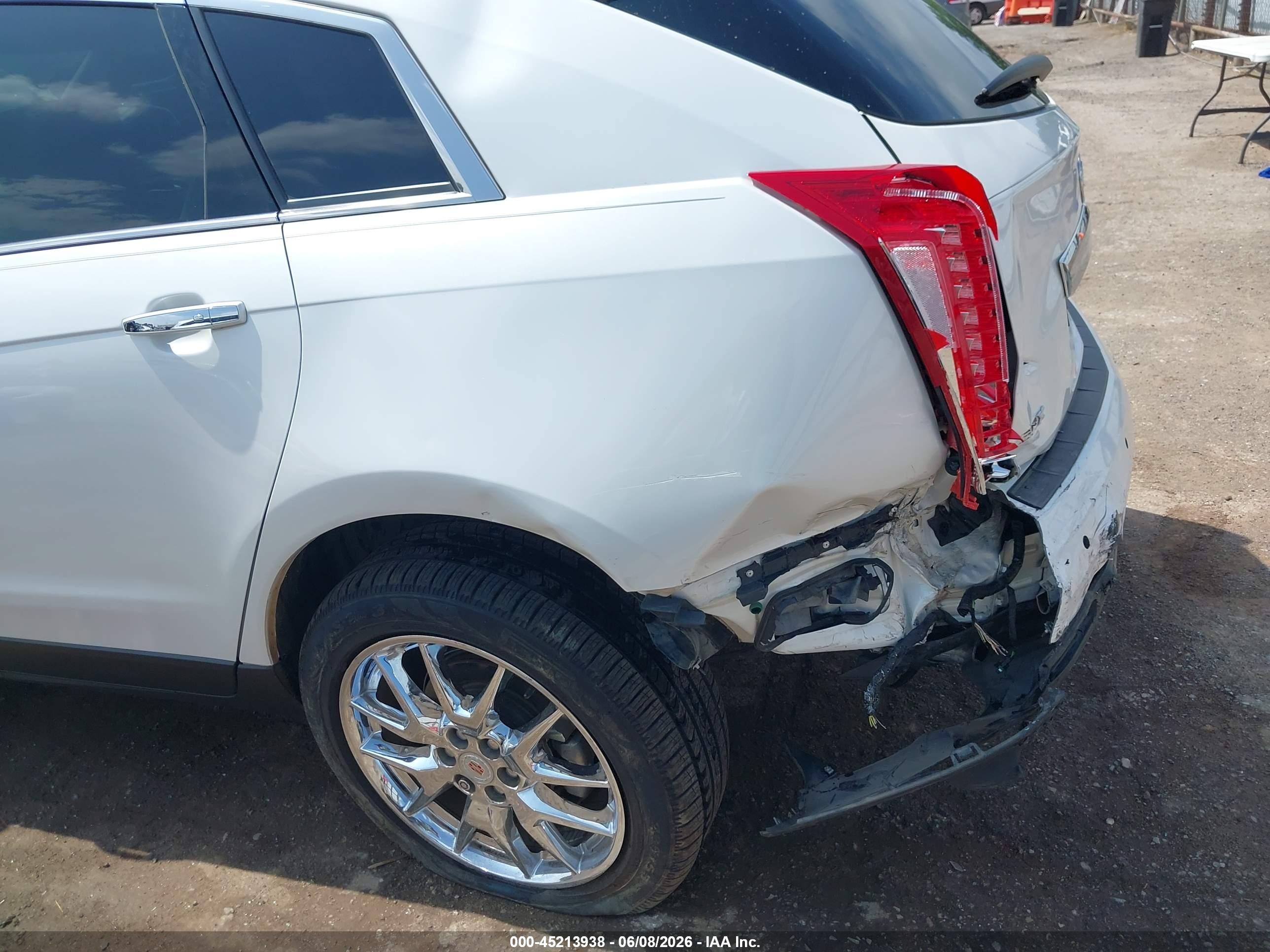 2014 Cadillac Srx Performance Collection White vin: 3GYFNCE34ES615984