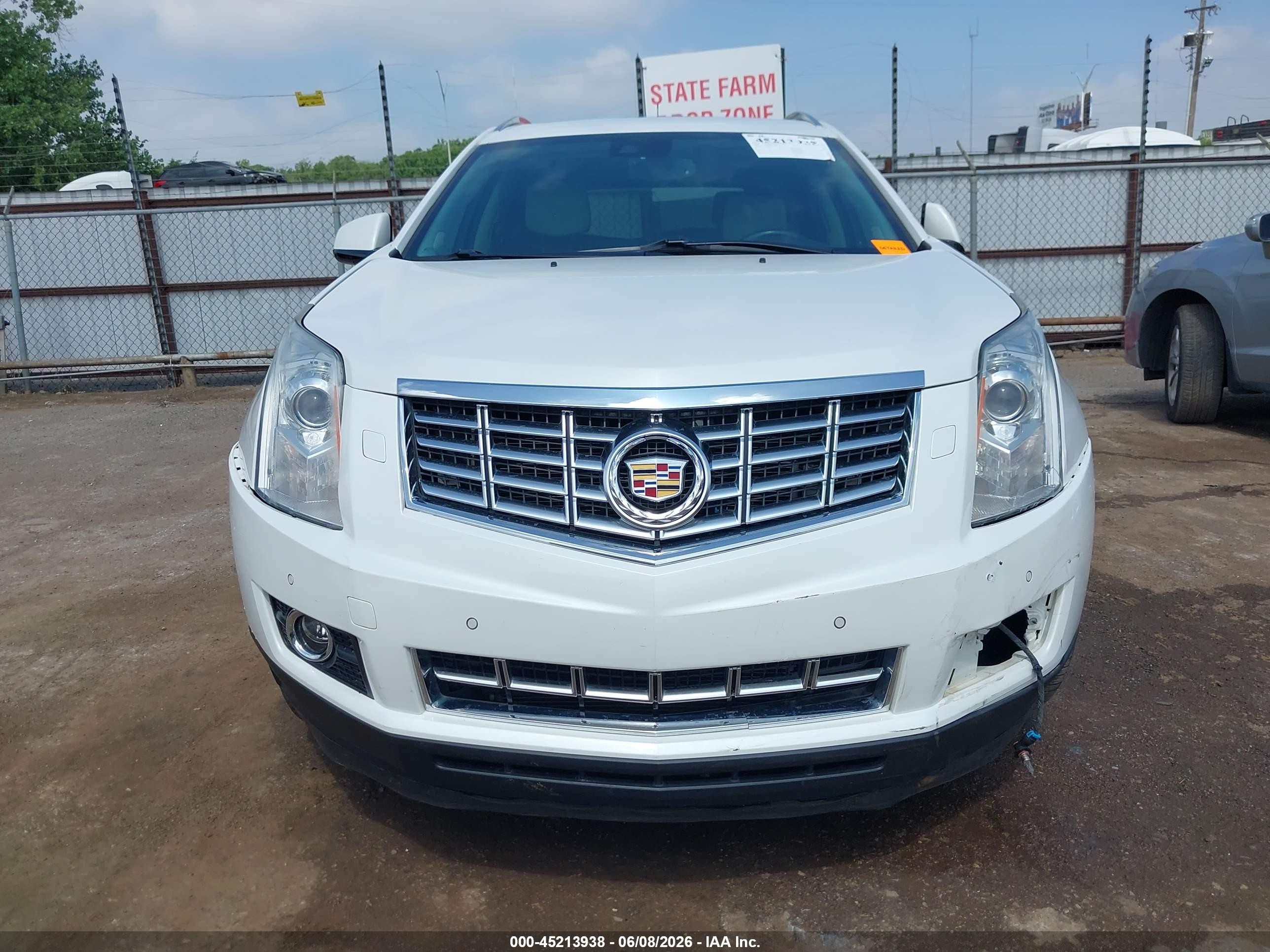 2014 Cadillac Srx Performance Collection White vin: 3GYFNCE34ES615984