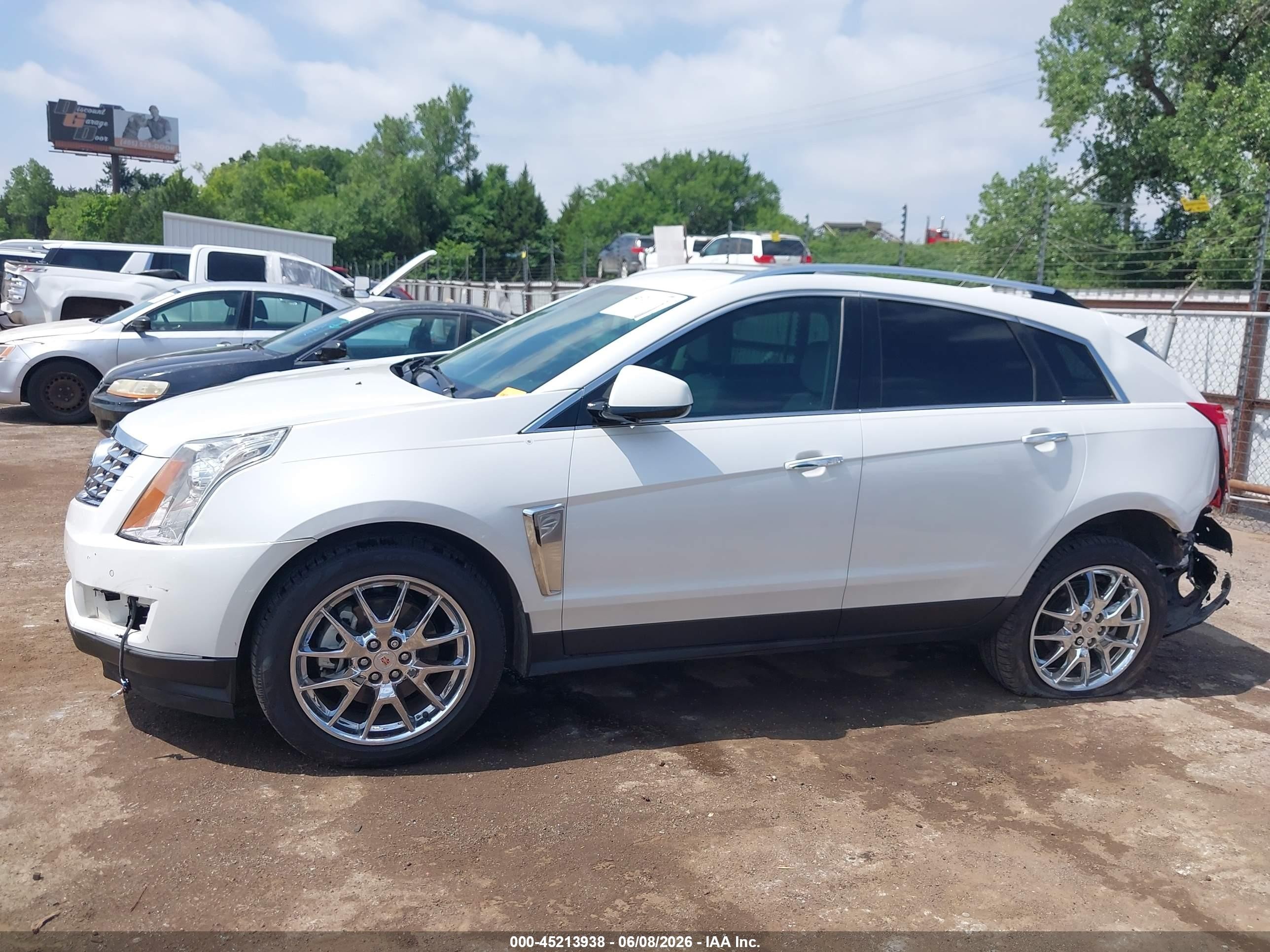 2014 Cadillac Srx Performance Collection White vin: 3GYFNCE34ES615984
