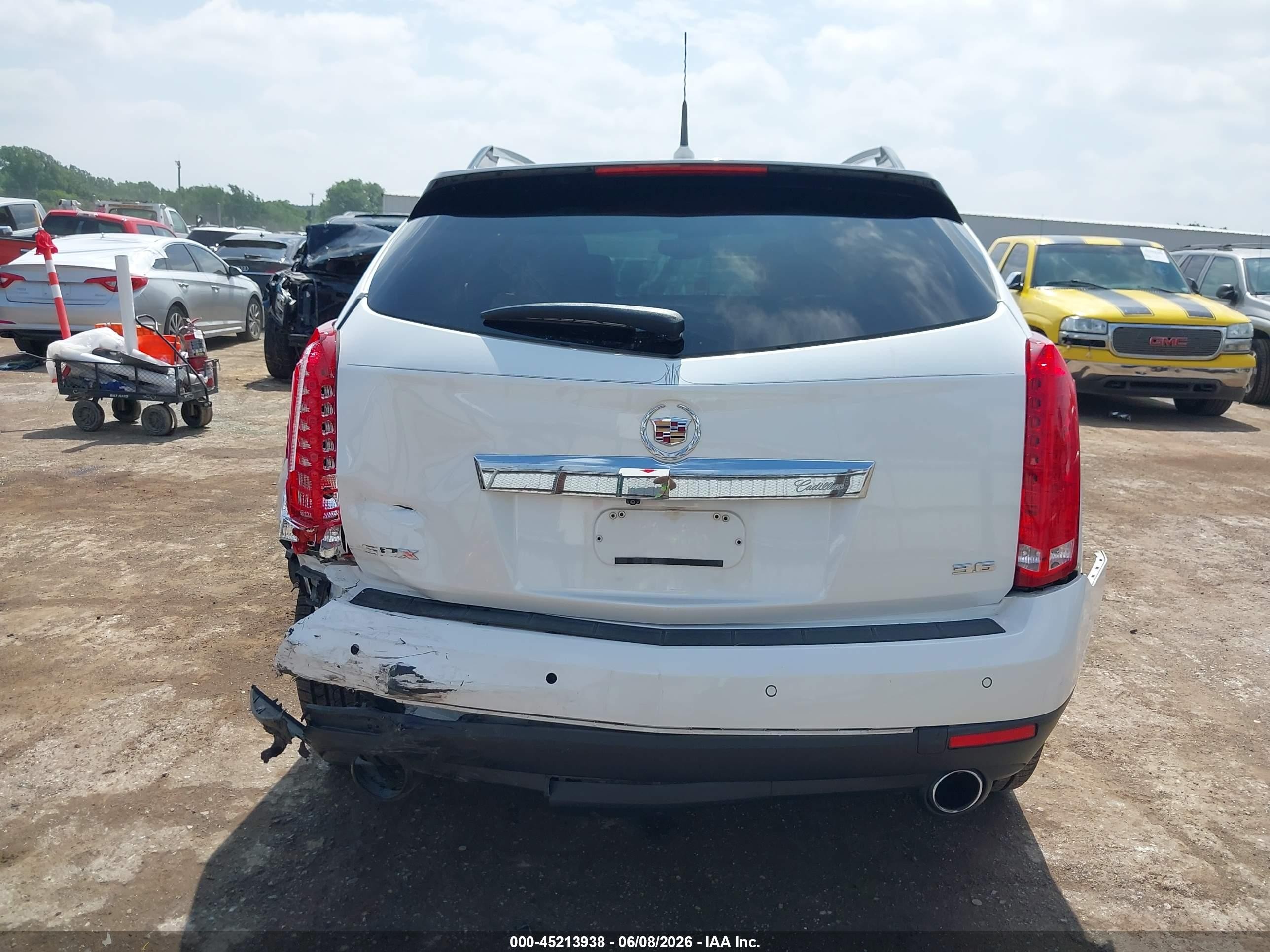 2014 Cadillac Srx Performance Collection White vin: 3GYFNCE34ES615984