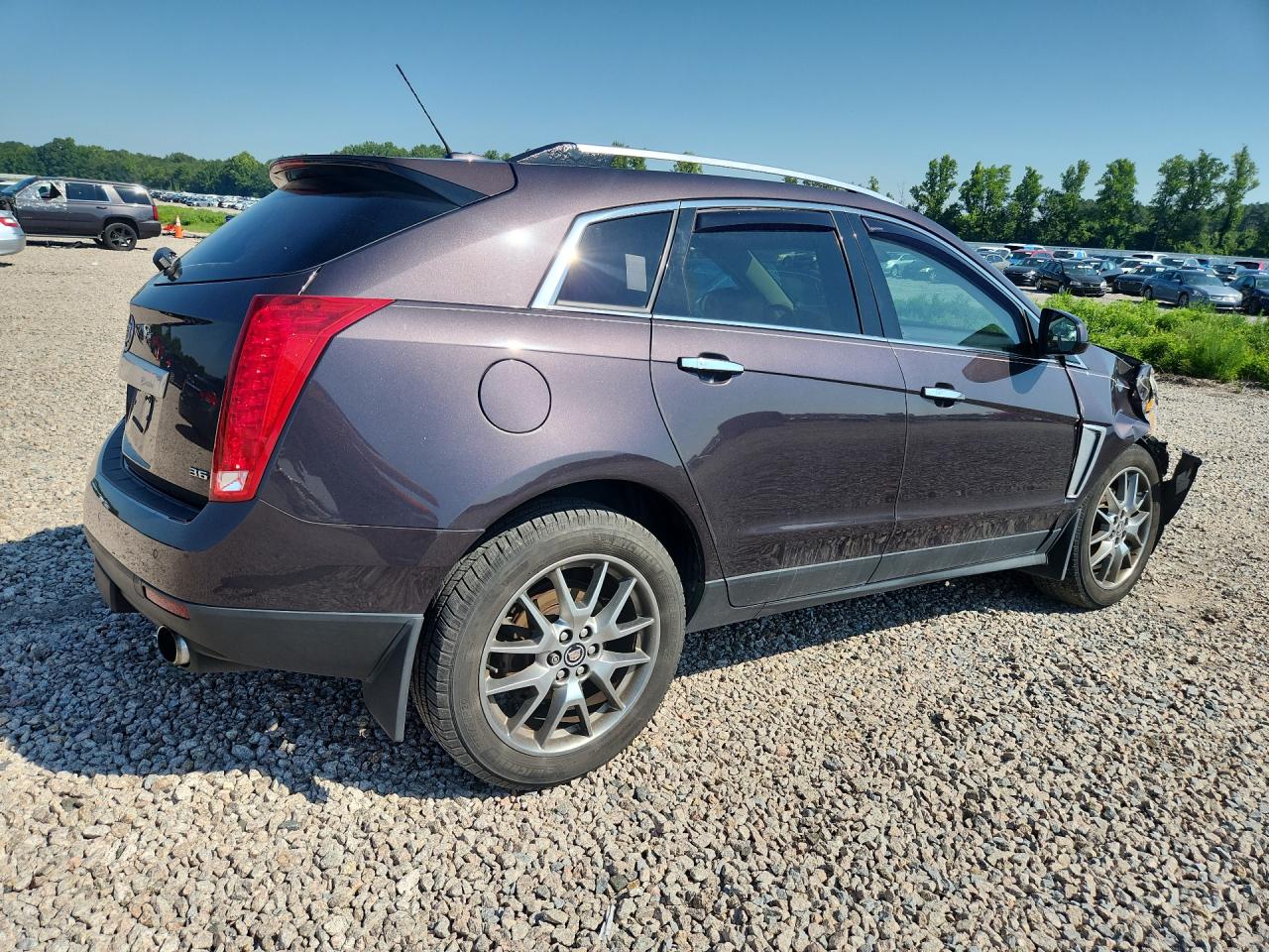 2015 Cadillac Srx Performance Collection Purple vin: 3GYFNCE34FS529348