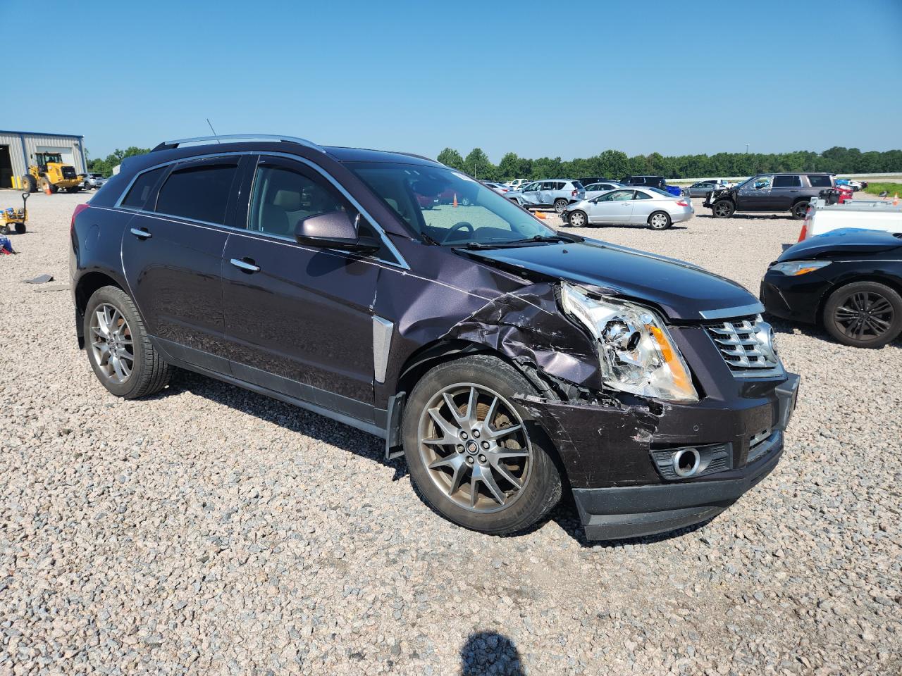 2015 Cadillac Srx Performance Collection Purple vin: 3GYFNCE34FS529348
