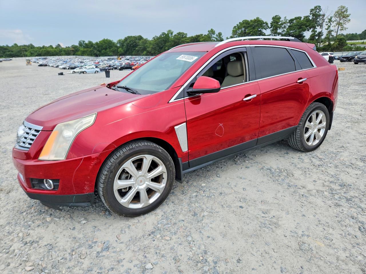 2015 Cadillac Srx Performance Collection Red vin: 3GYFNCE34FS586620