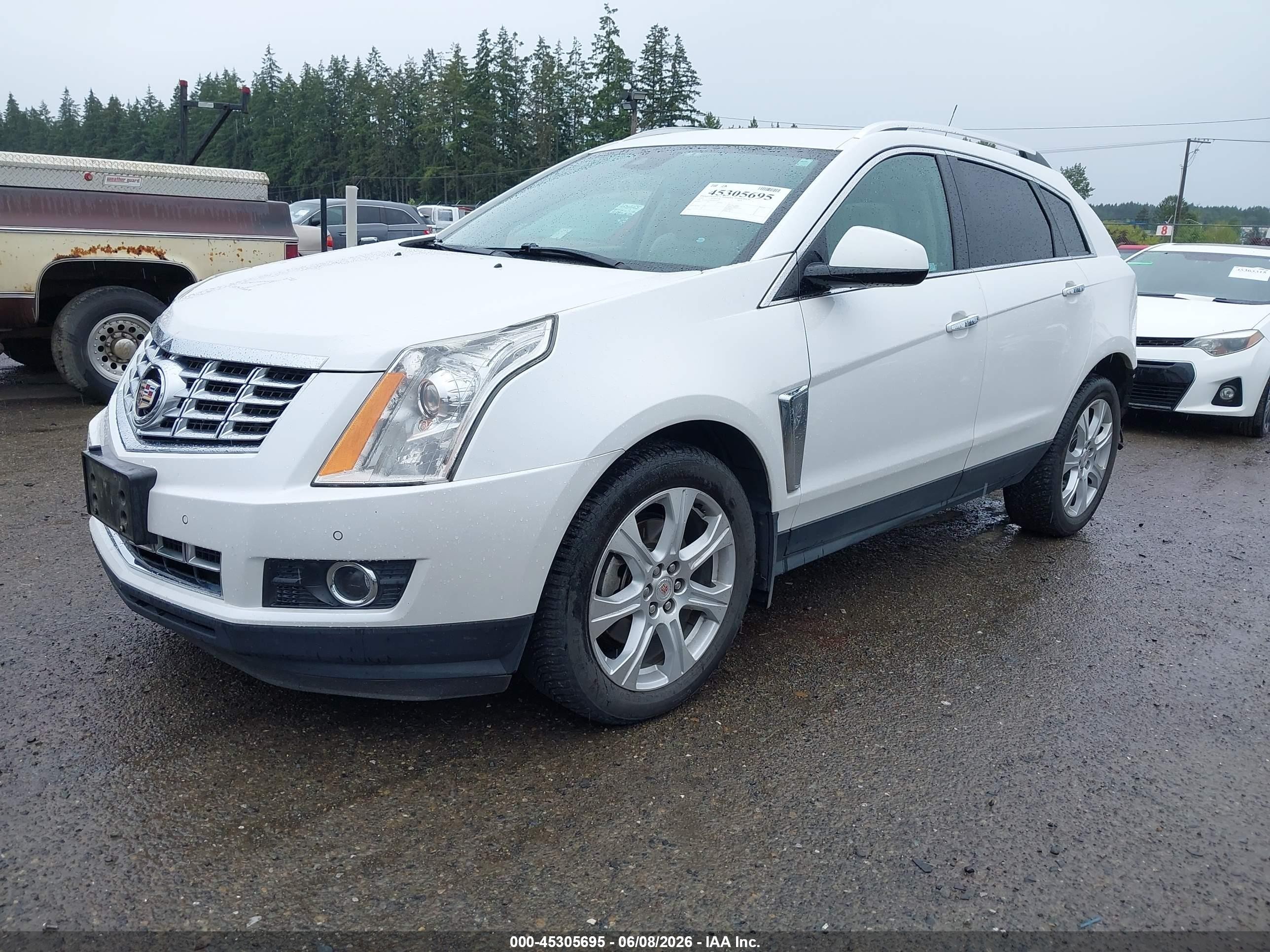 2016 Cadillac Srx Performance Collection White vin: 3GYFNCE34GS577742
