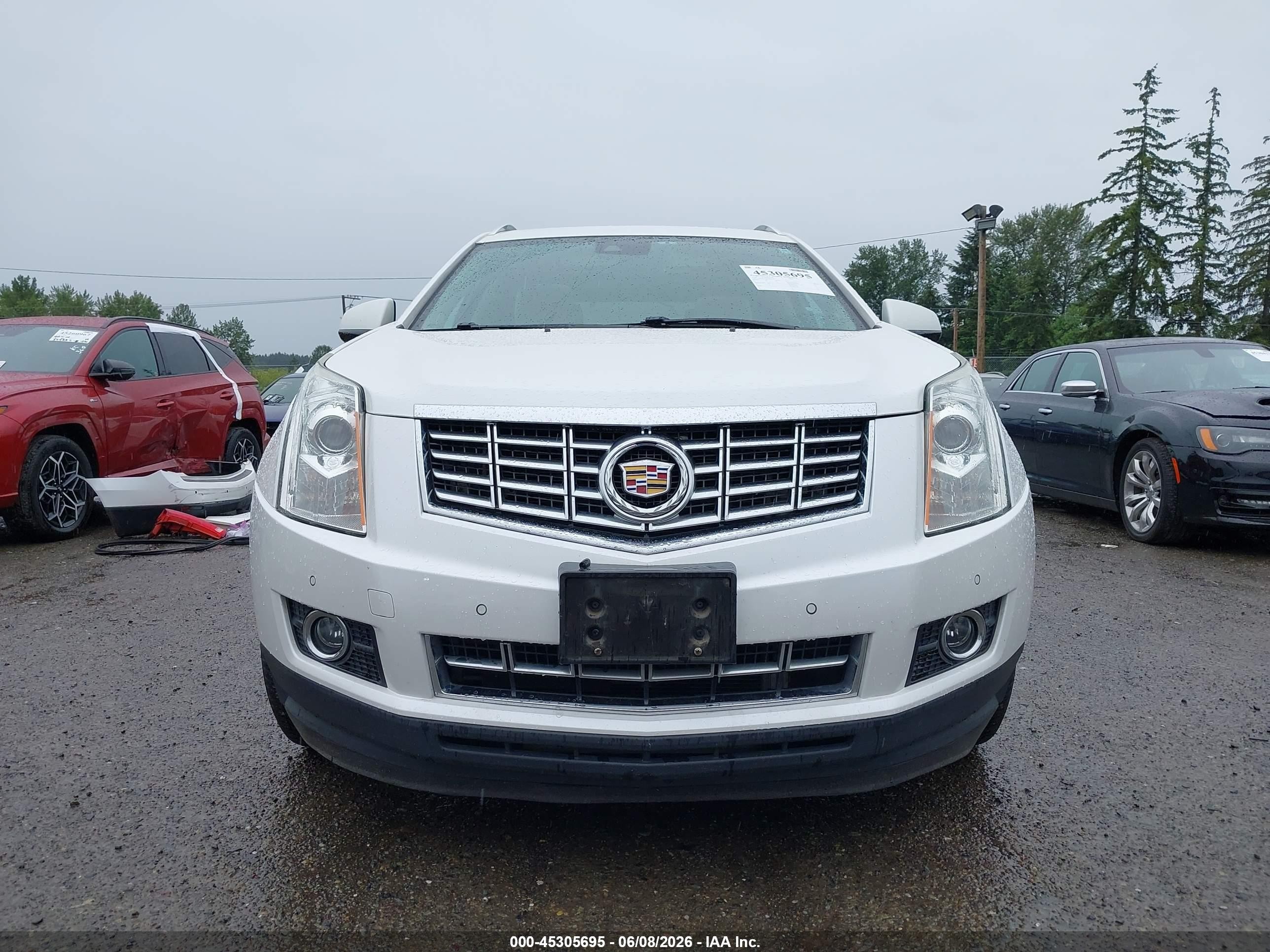 2016 Cadillac Srx Performance Collection White vin: 3GYFNCE34GS577742