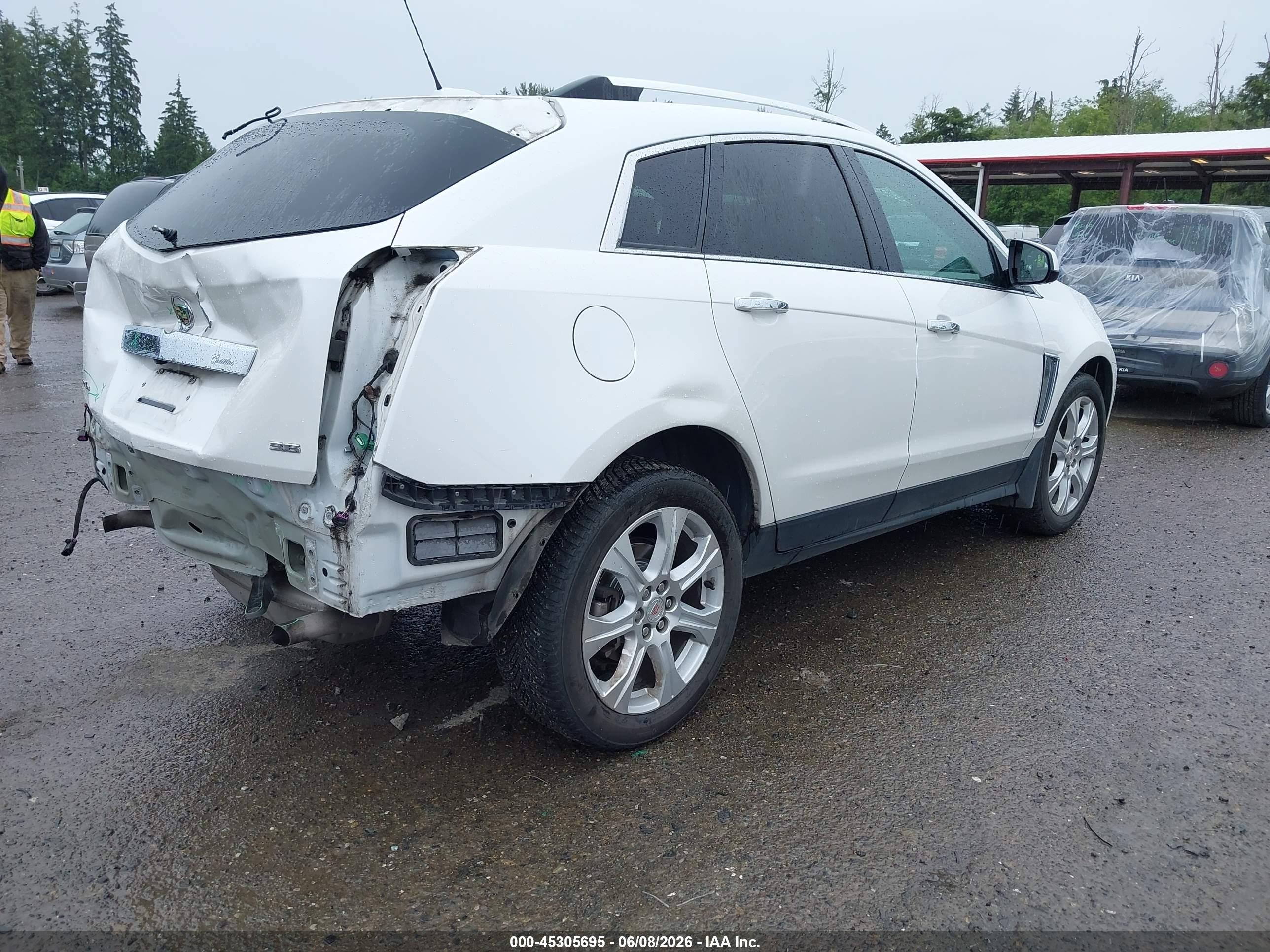 2016 Cadillac Srx Performance Collection White vin: 3GYFNCE34GS577742
