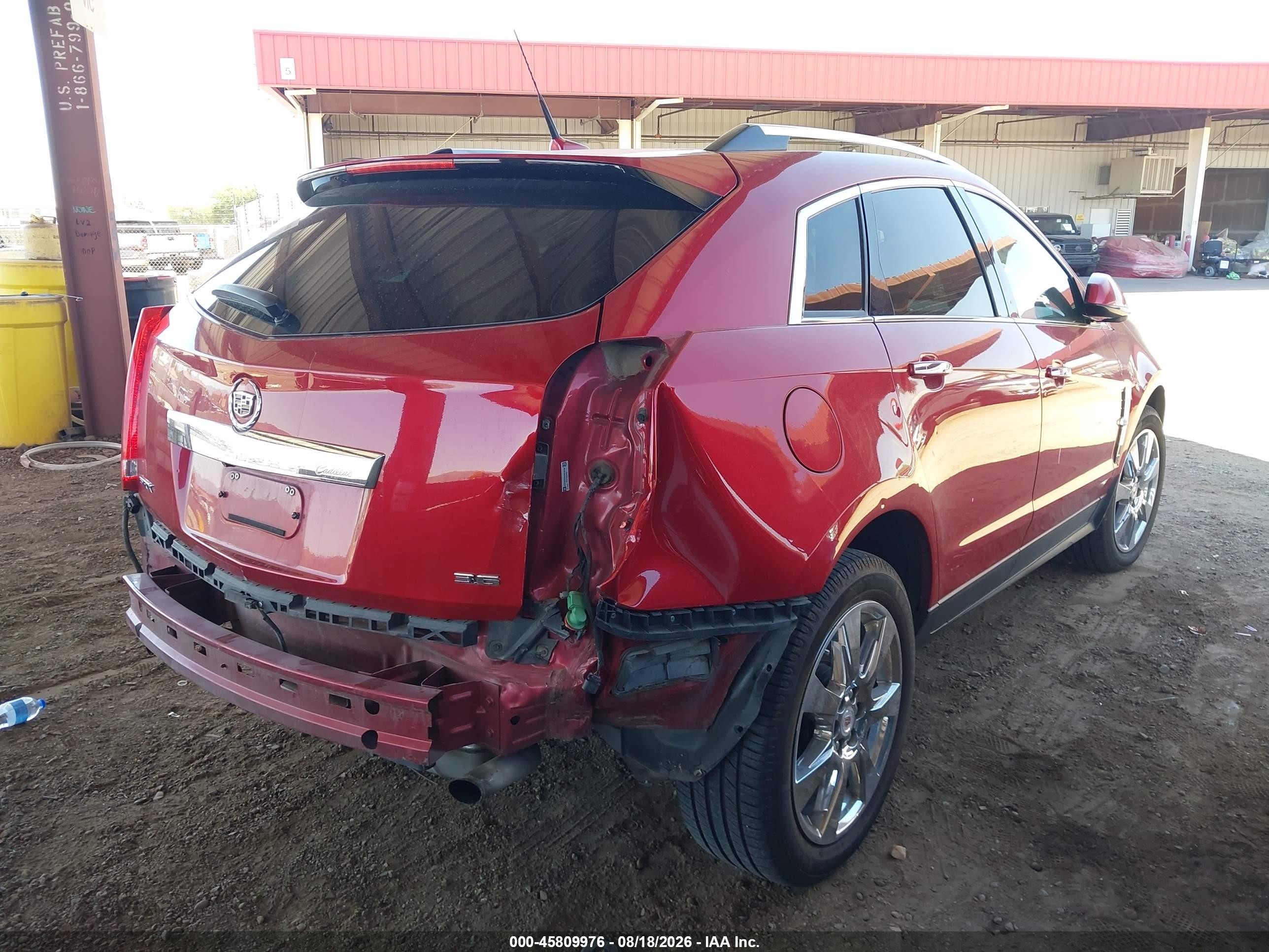 2012 Cadillac Srx Premium Collection Red vin: 3GYFNCE35CS610130