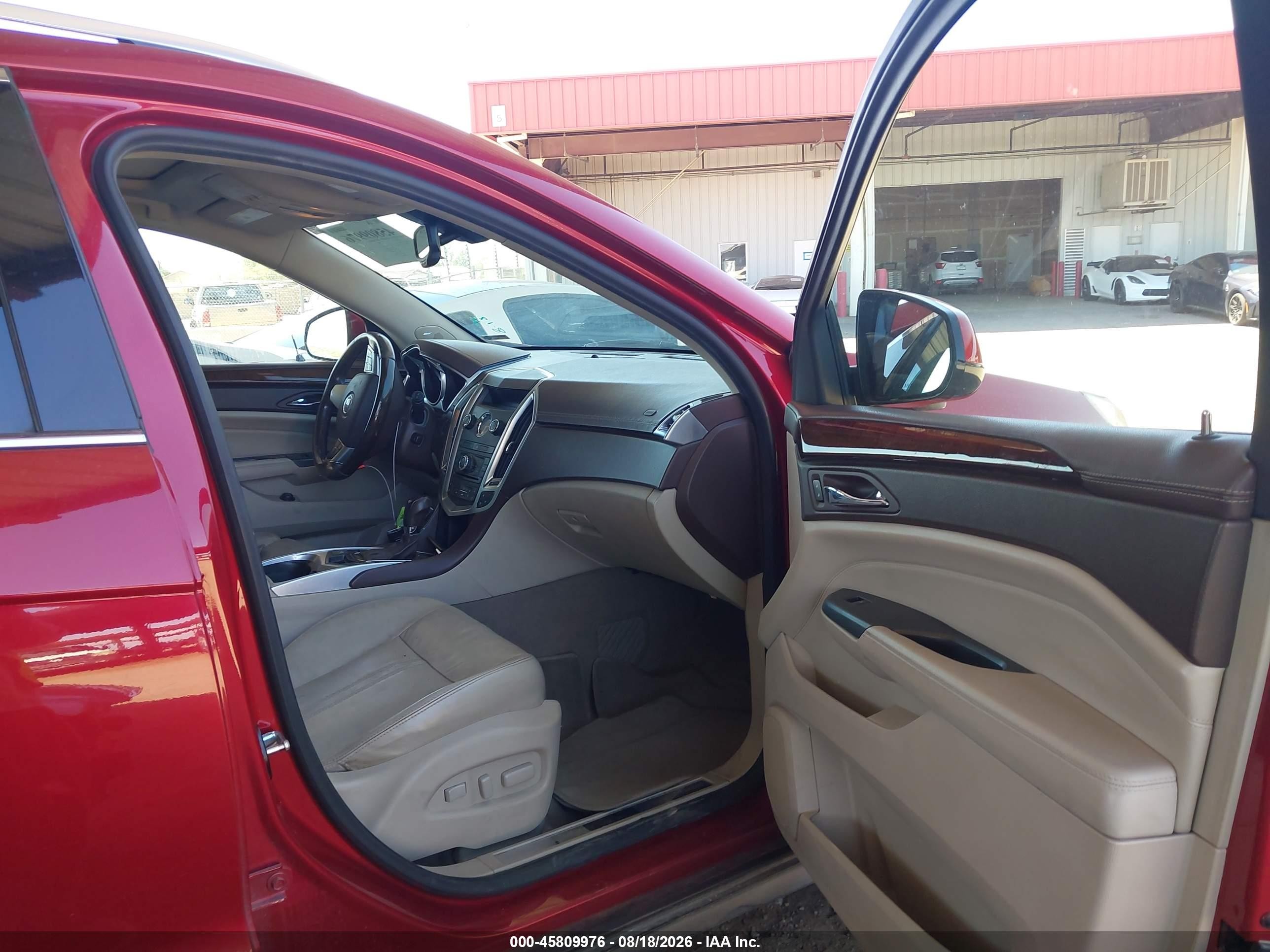 2012 Cadillac Srx Premium Collection Red vin: 3GYFNCE35CS610130
