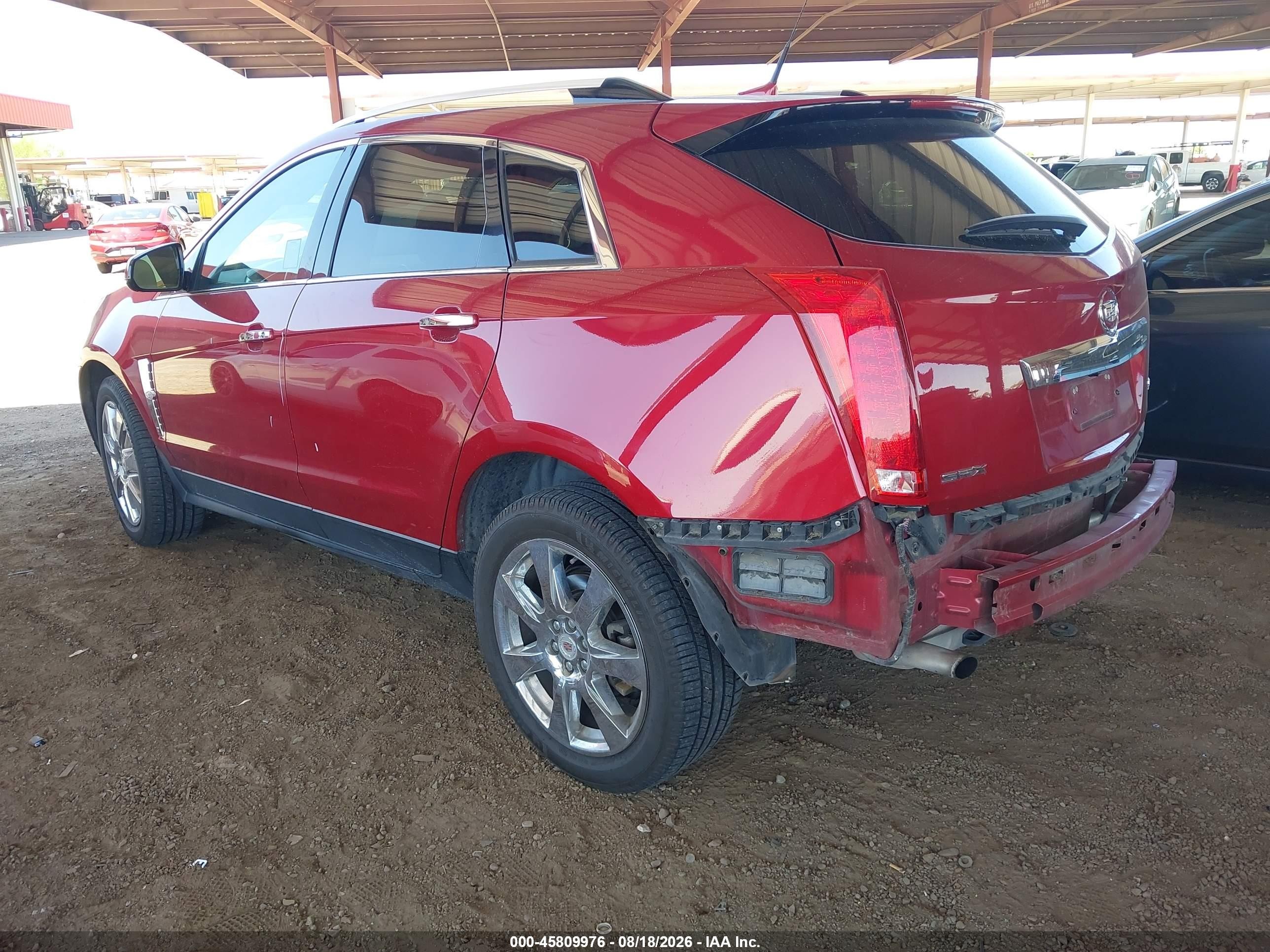 2012 Cadillac Srx Premium Collection Red vin: 3GYFNCE35CS610130
