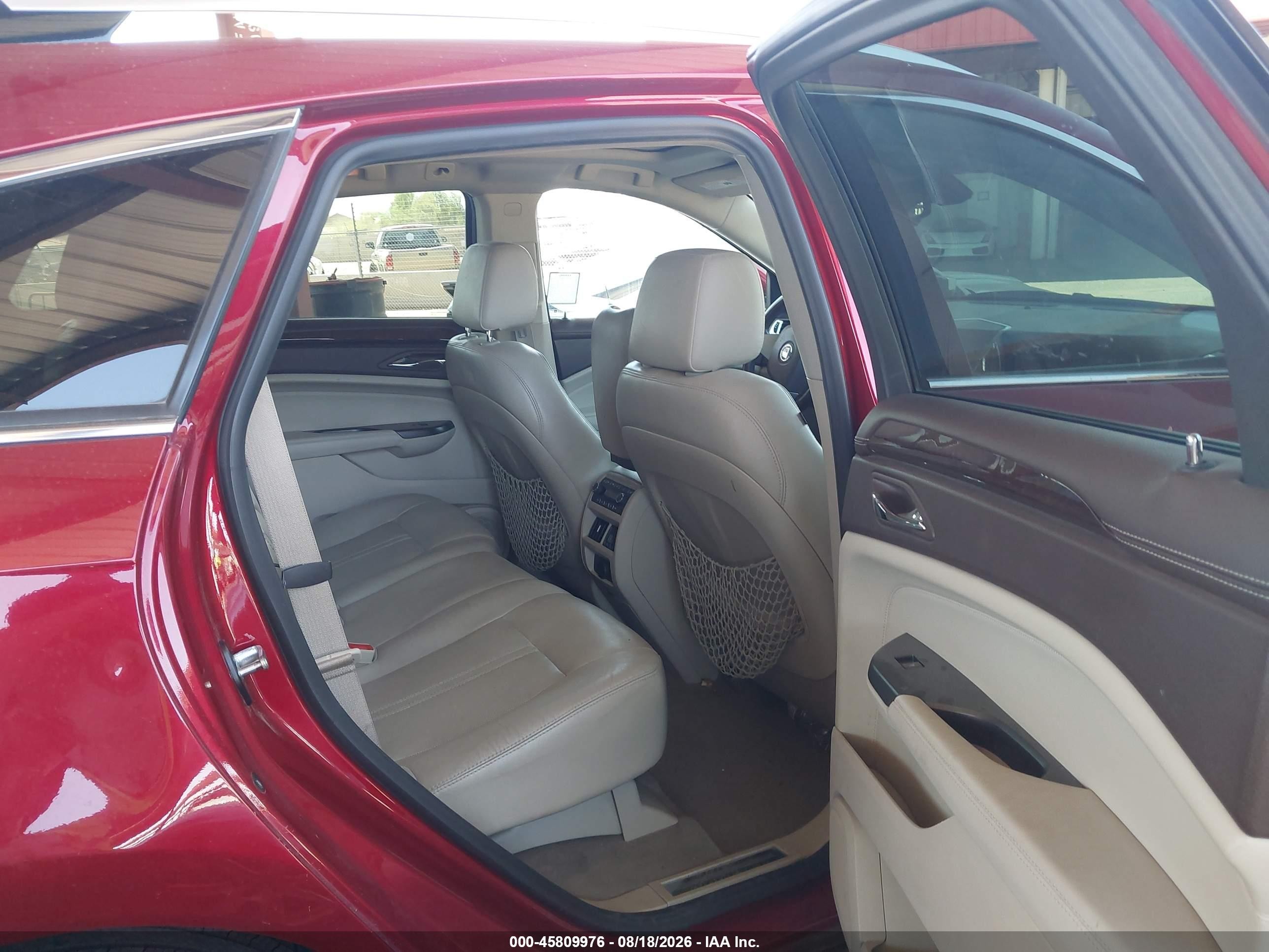 2012 Cadillac Srx Premium Collection Red vin: 3GYFNCE35CS610130