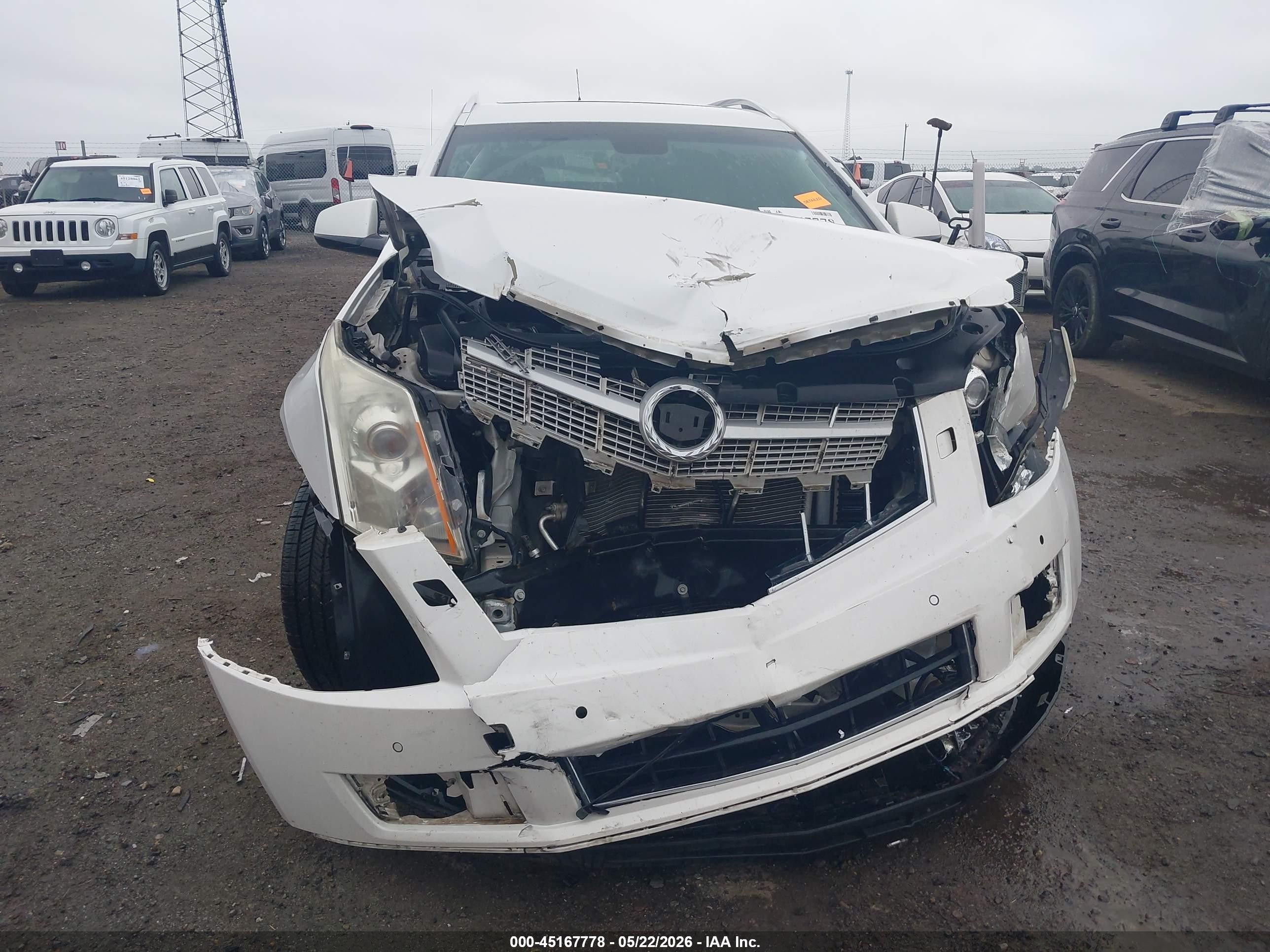2012 Cadillac Srx Premium Collection White vin: 3GYFNCE35CS631320
