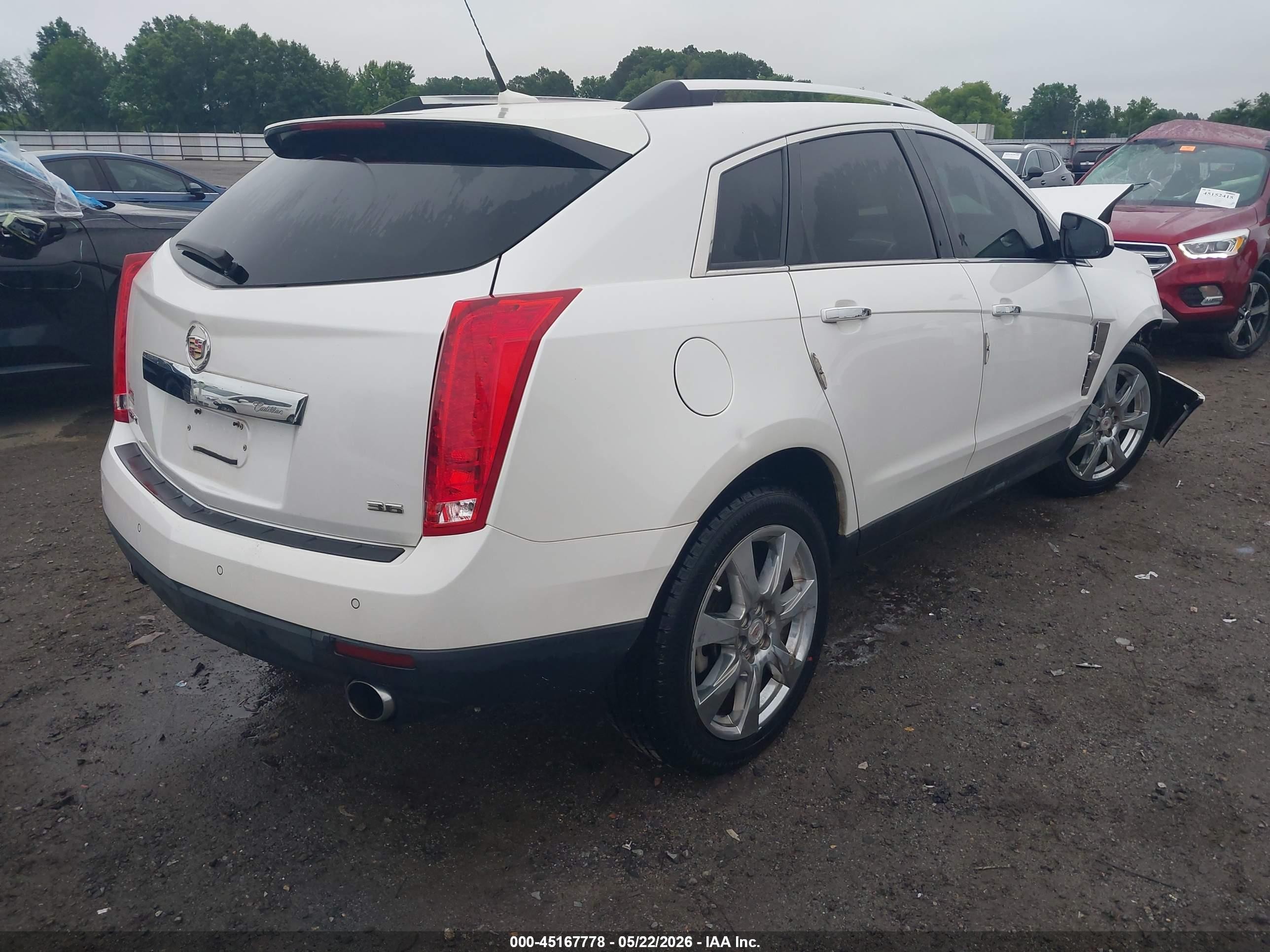 2012 Cadillac Srx Premium Collection White vin: 3GYFNCE35CS631320