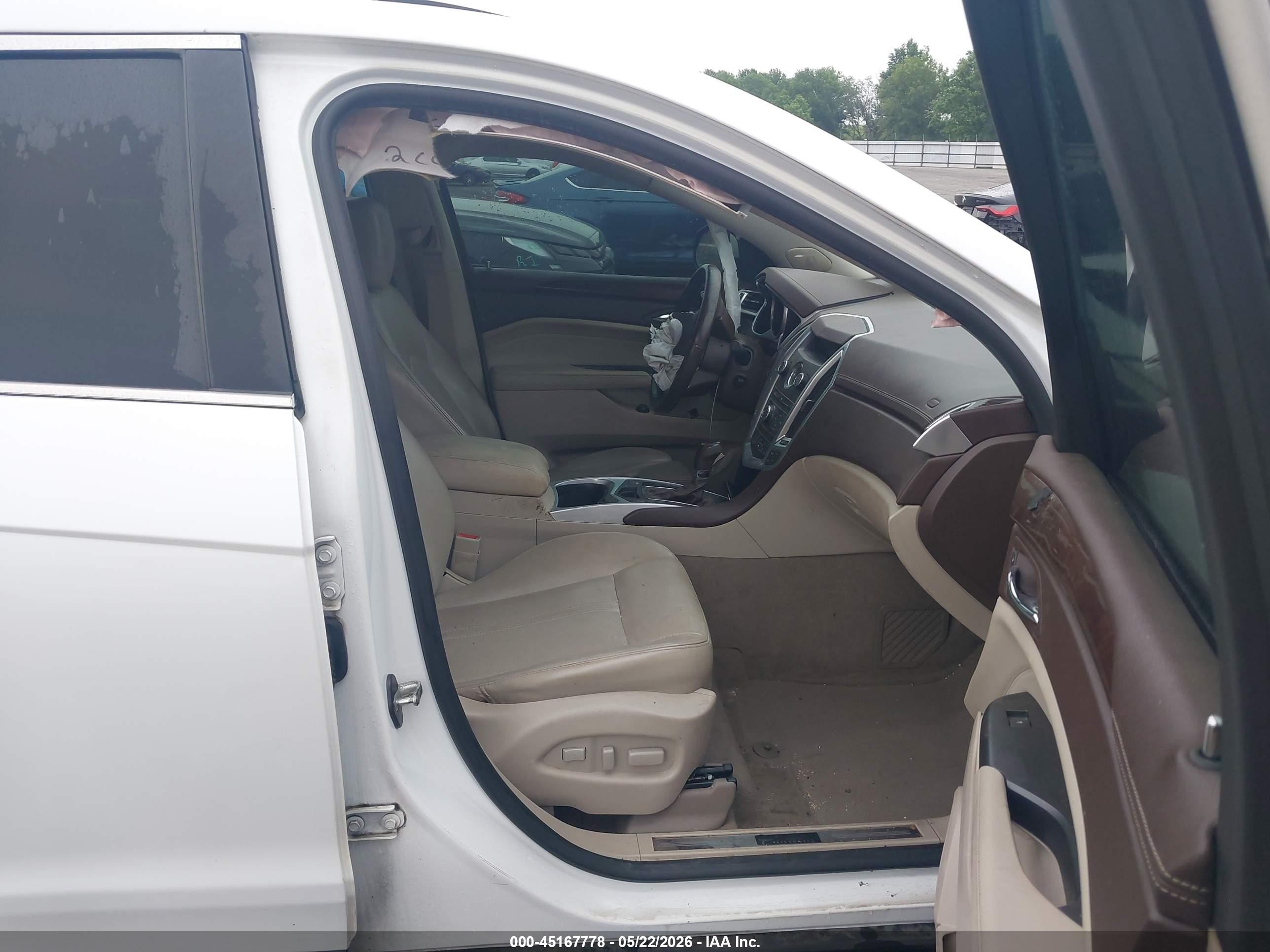 2012 Cadillac Srx Premium Collection White vin: 3GYFNCE35CS631320