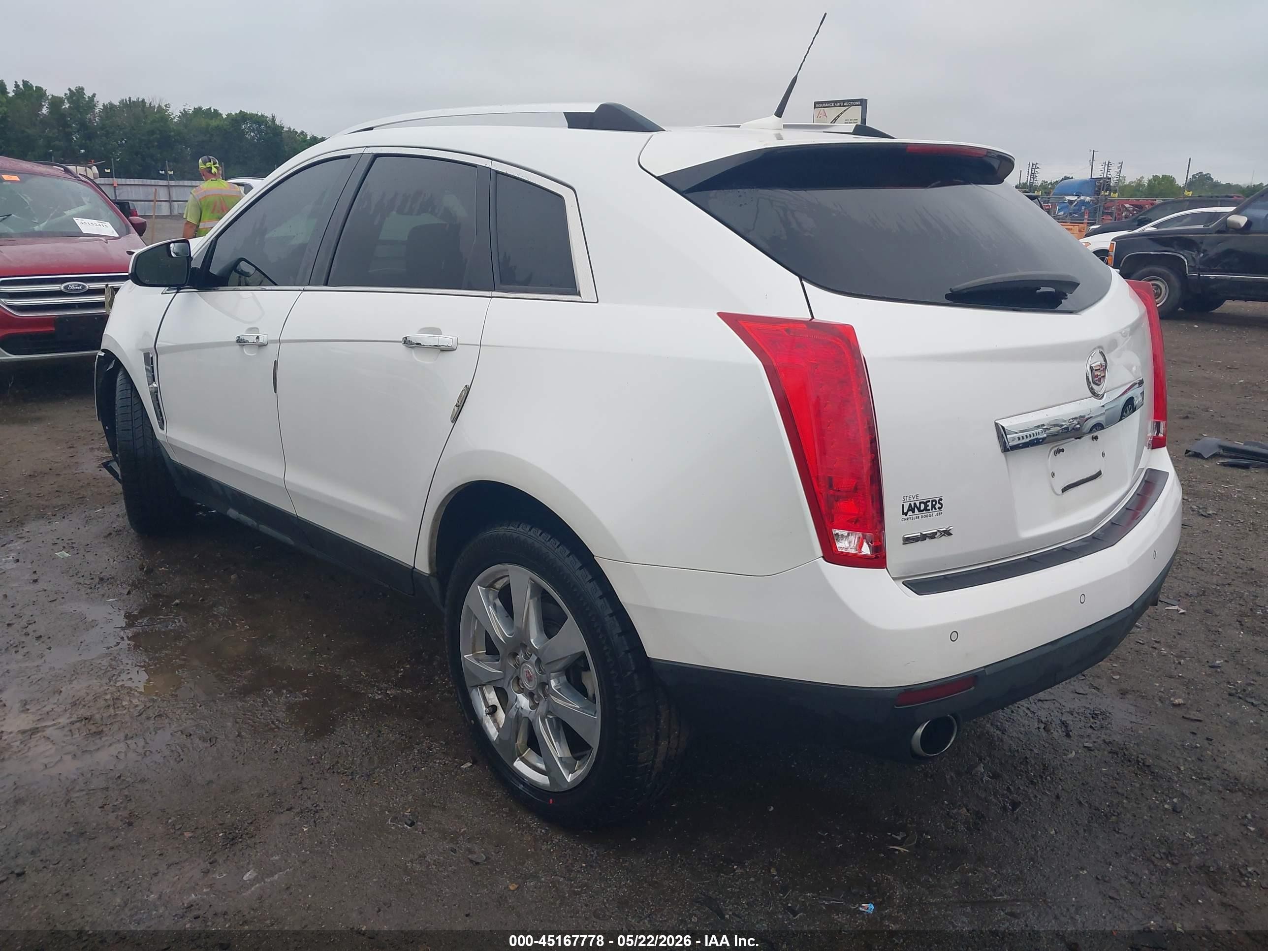 2012 Cadillac Srx Premium Collection White vin: 3GYFNCE35CS631320