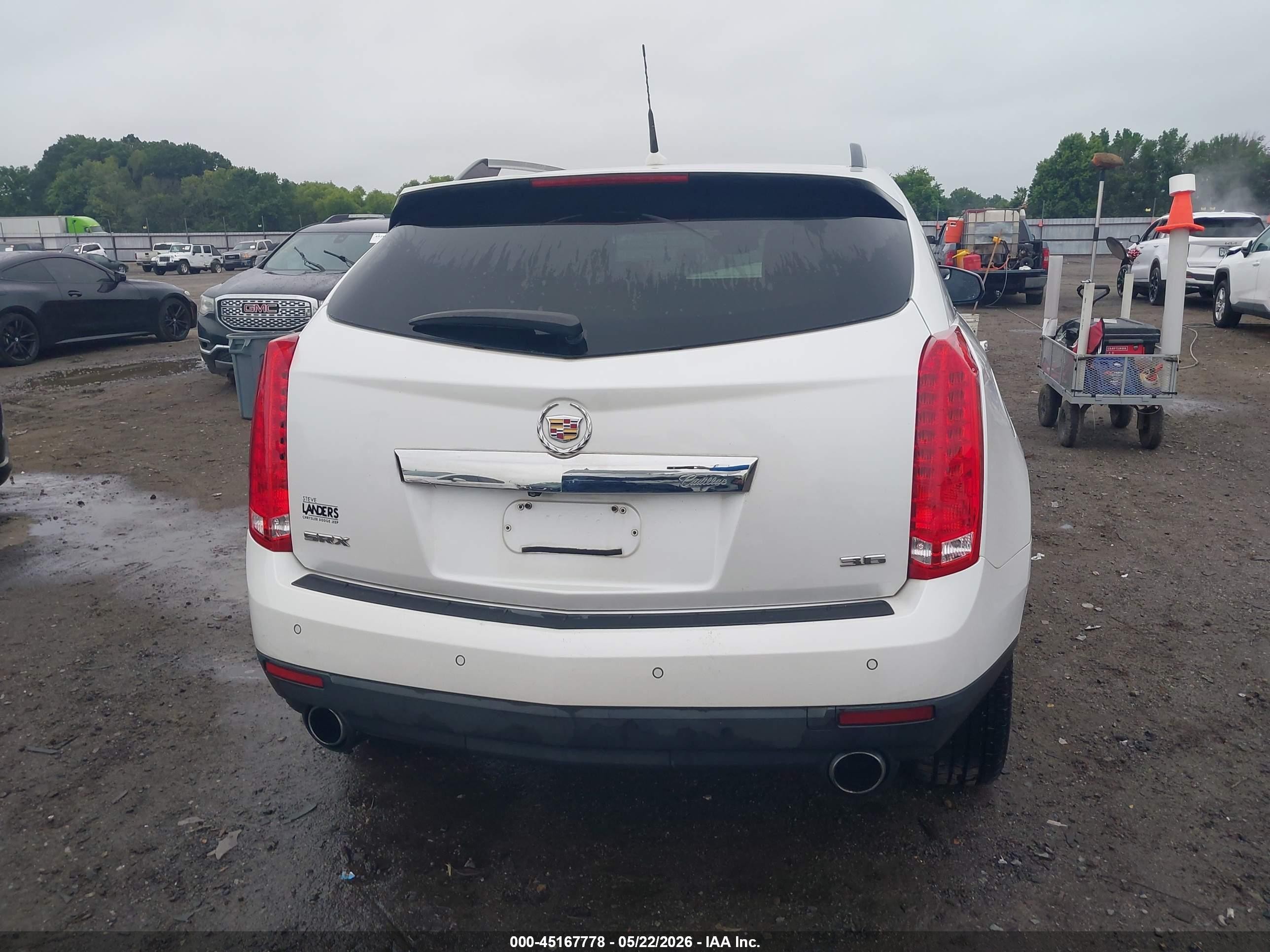 2012 Cadillac Srx Premium Collection White vin: 3GYFNCE35CS631320