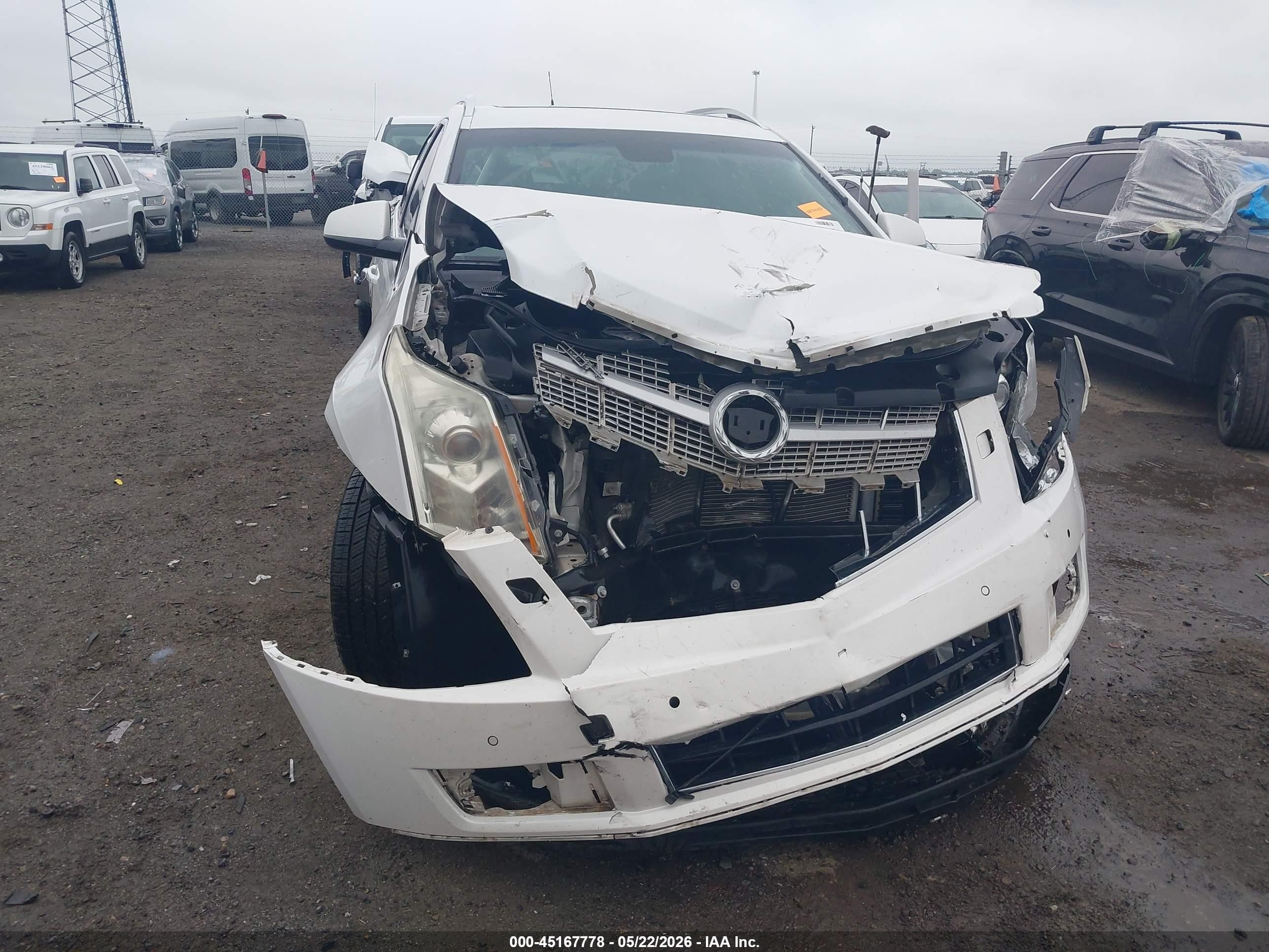 2012 Cadillac Srx Premium Collection White vin: 3GYFNCE35CS631320