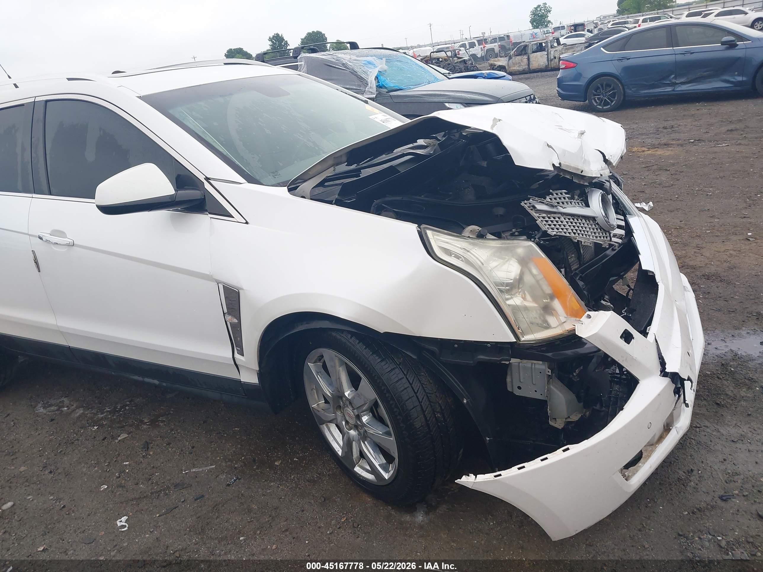 2012 Cadillac Srx Premium Collection White vin: 3GYFNCE35CS631320