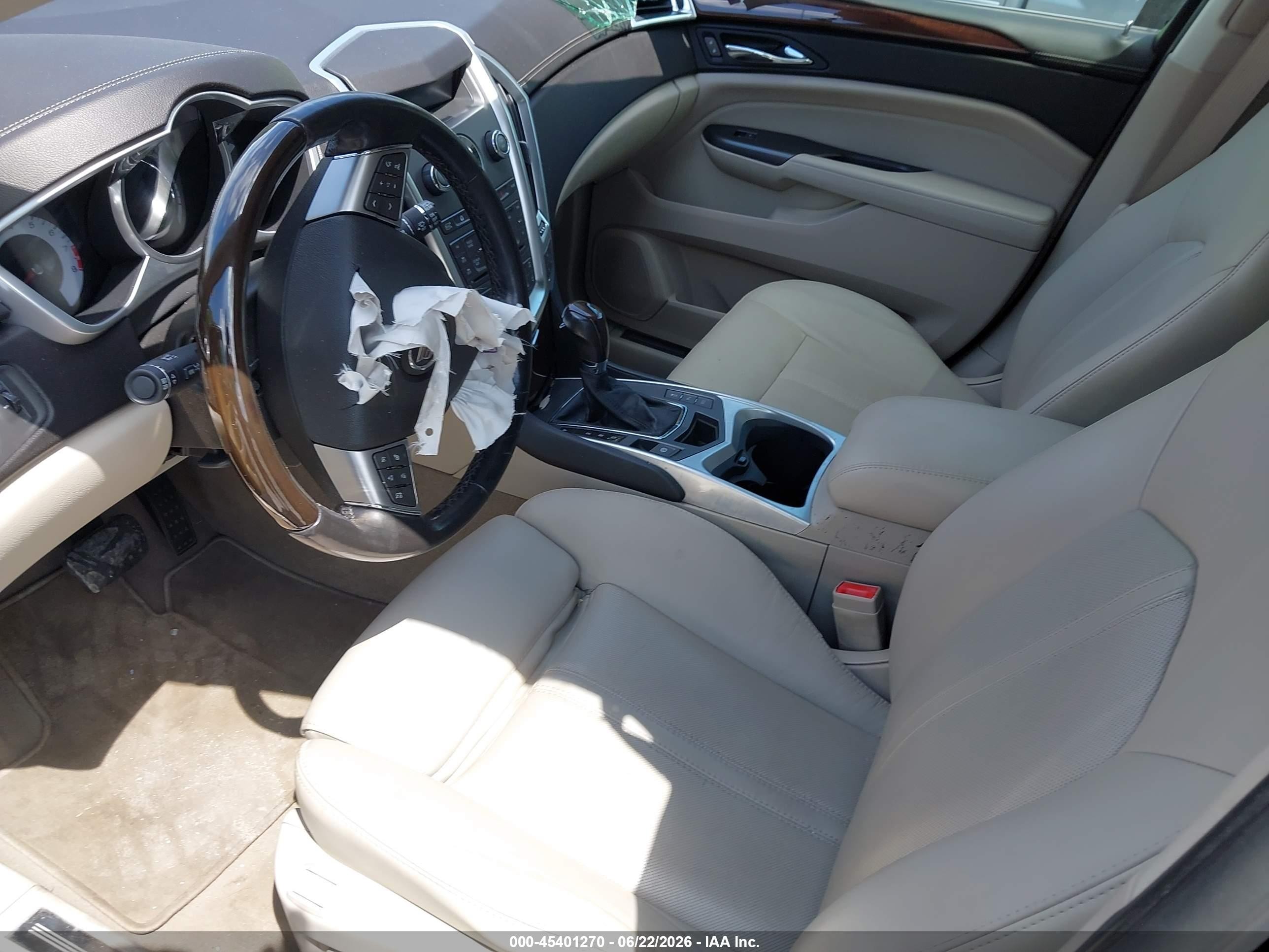 2012 Cadillac Srx Premium Collection Black vin: 3GYFNCE35CS647677