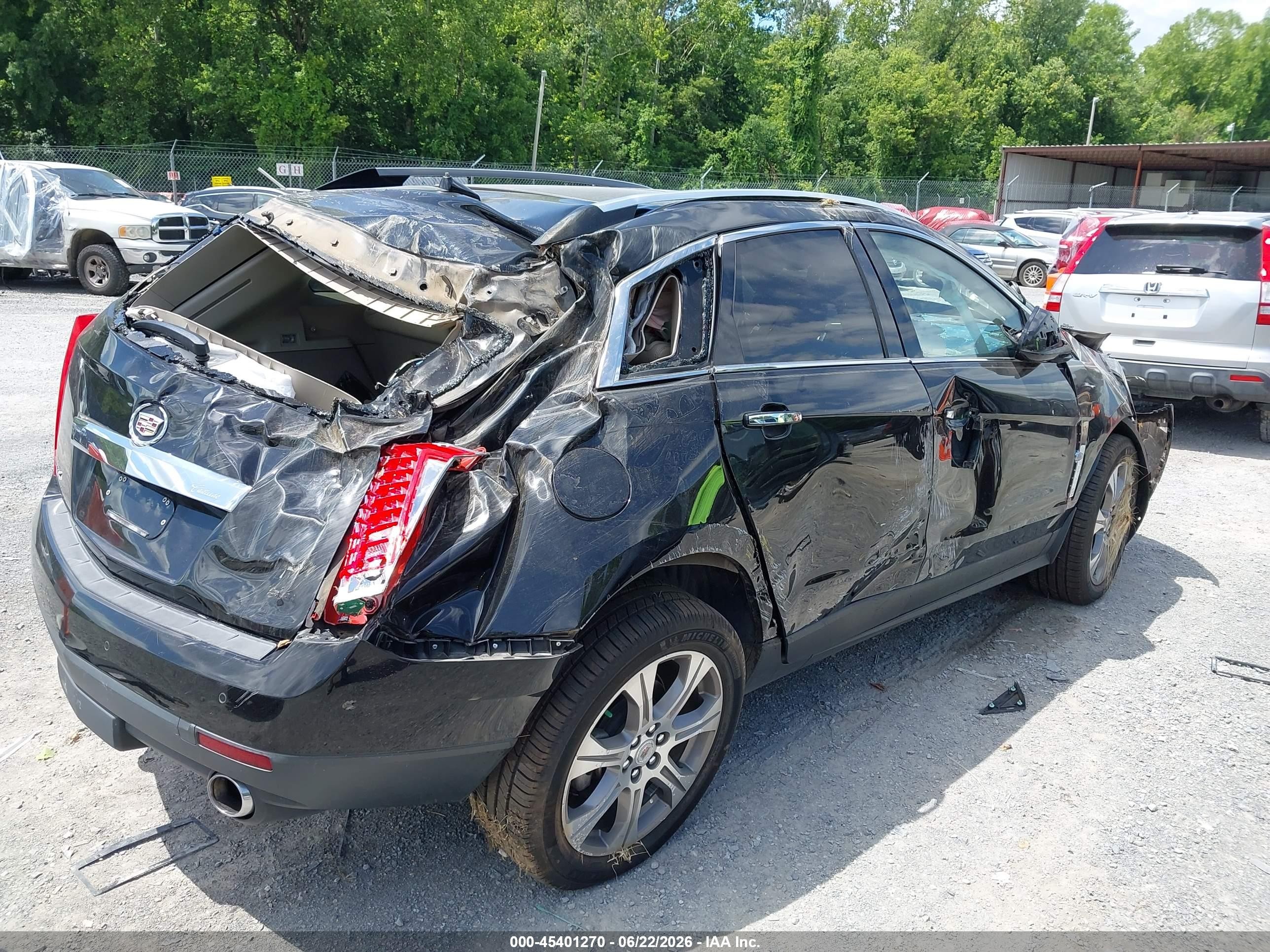 2012 Cadillac Srx Premium Collection Black vin: 3GYFNCE35CS647677