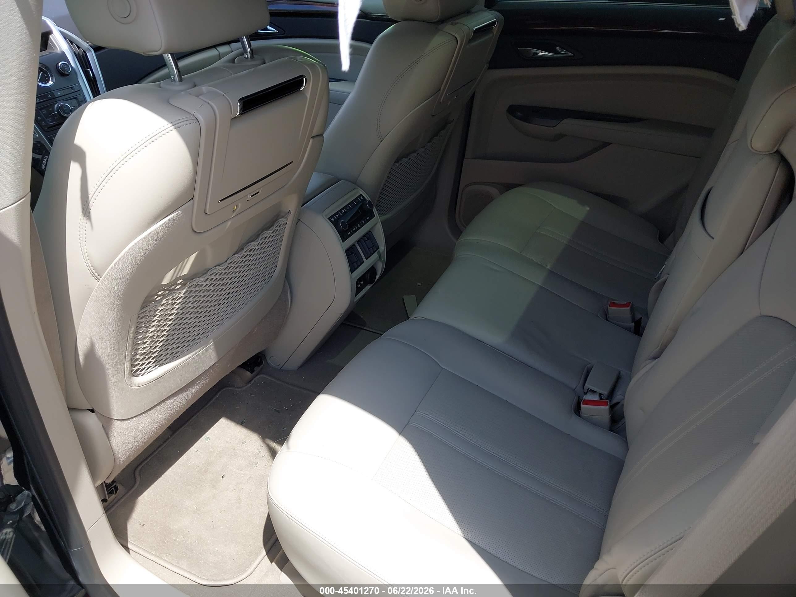2012 Cadillac Srx Premium Collection Black vin: 3GYFNCE35CS647677