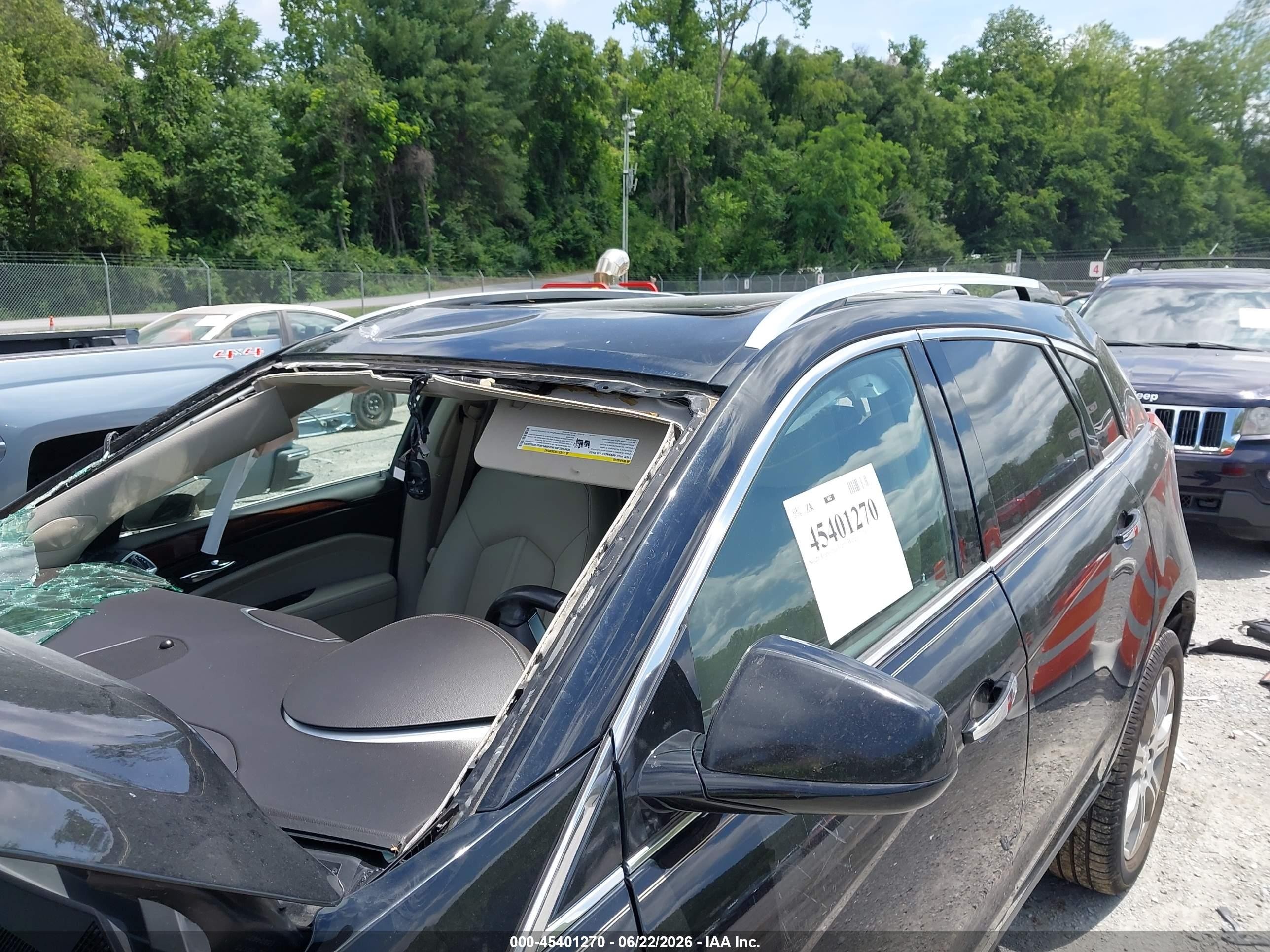 2012 Cadillac Srx Premium Collection Black vin: 3GYFNCE35CS647677