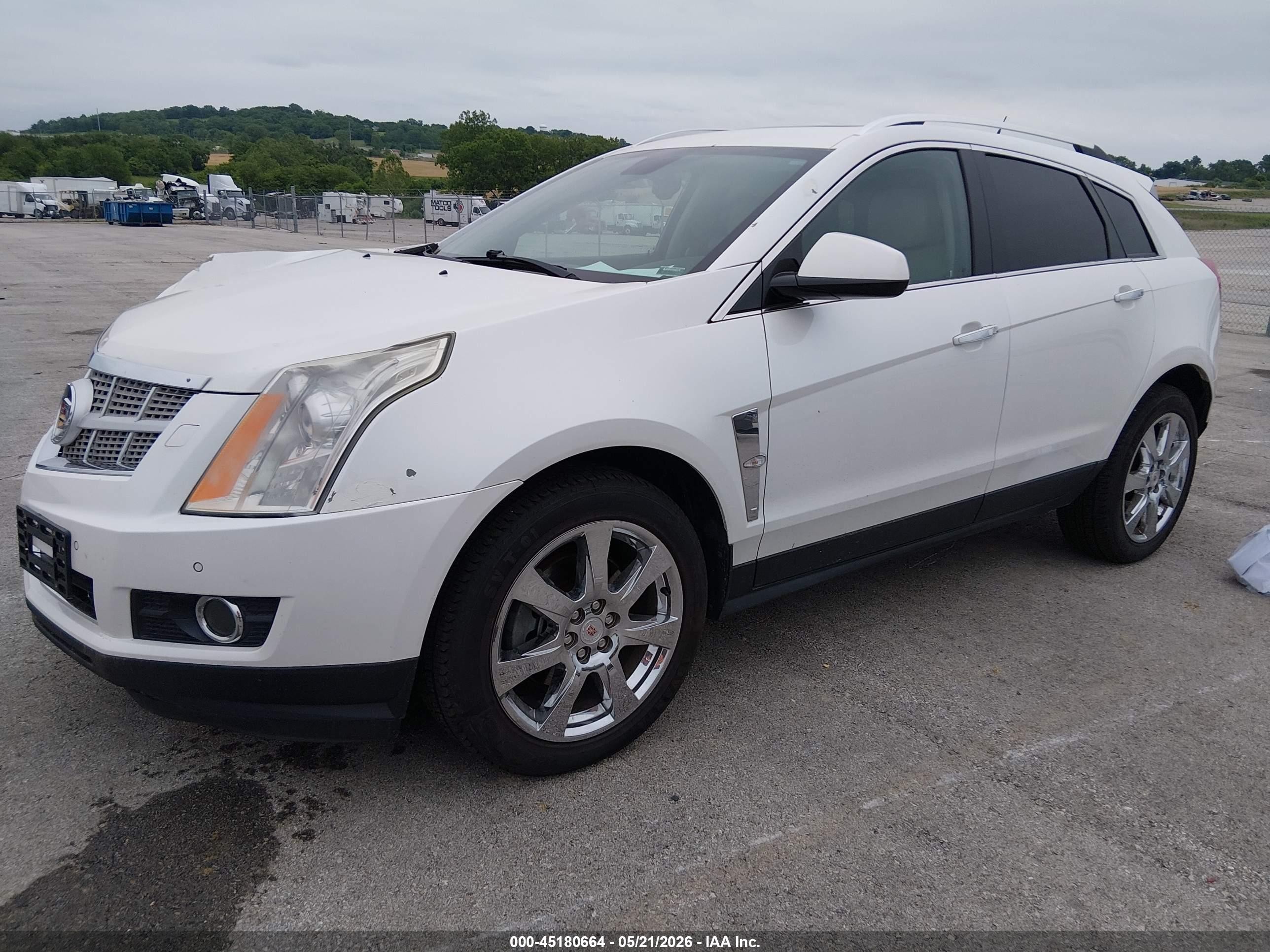 2012 Cadillac Srx Premium Collection White vin: 3GYFNCE35CS652667