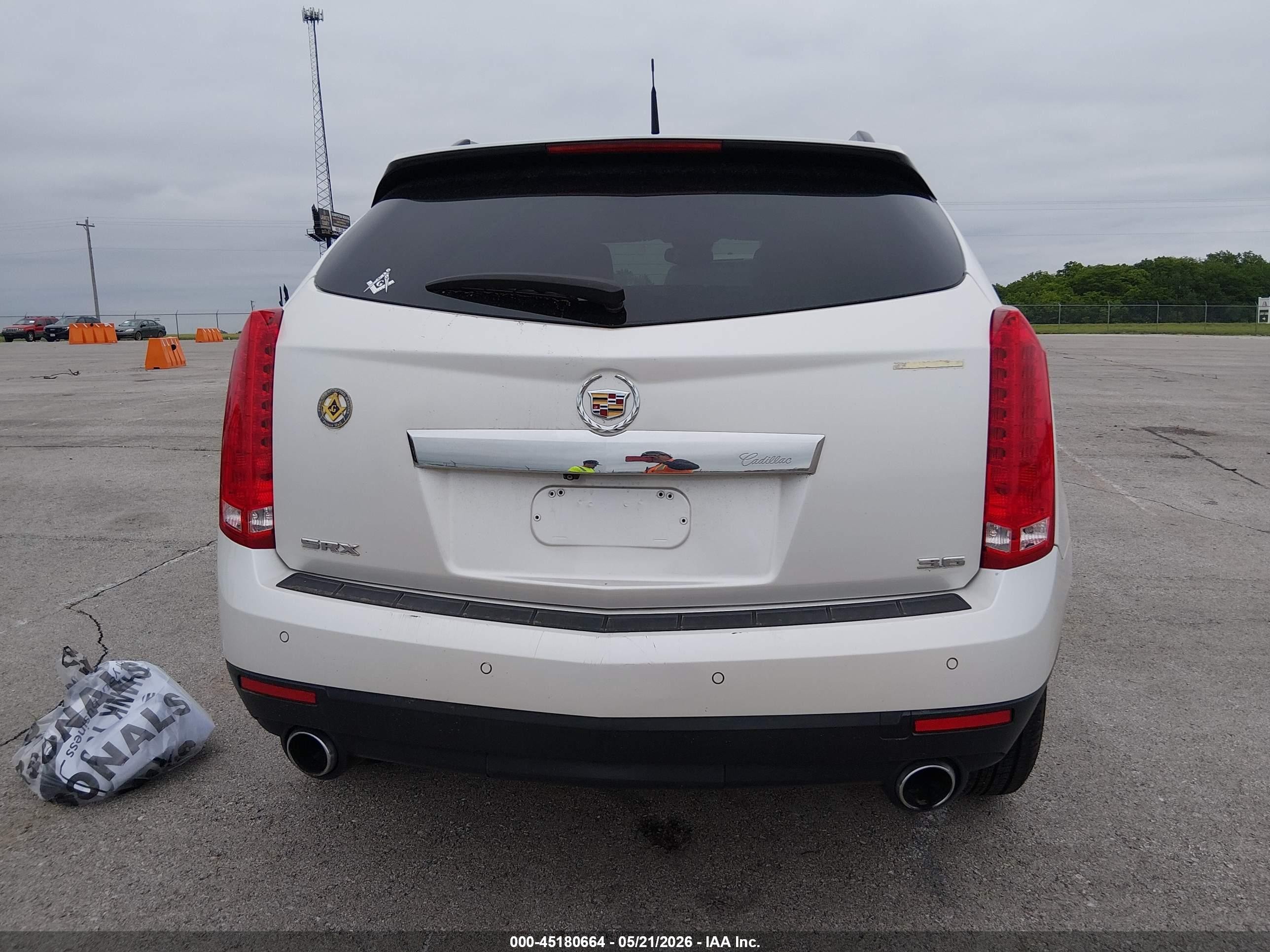 2012 Cadillac Srx Premium Collection White vin: 3GYFNCE35CS652667