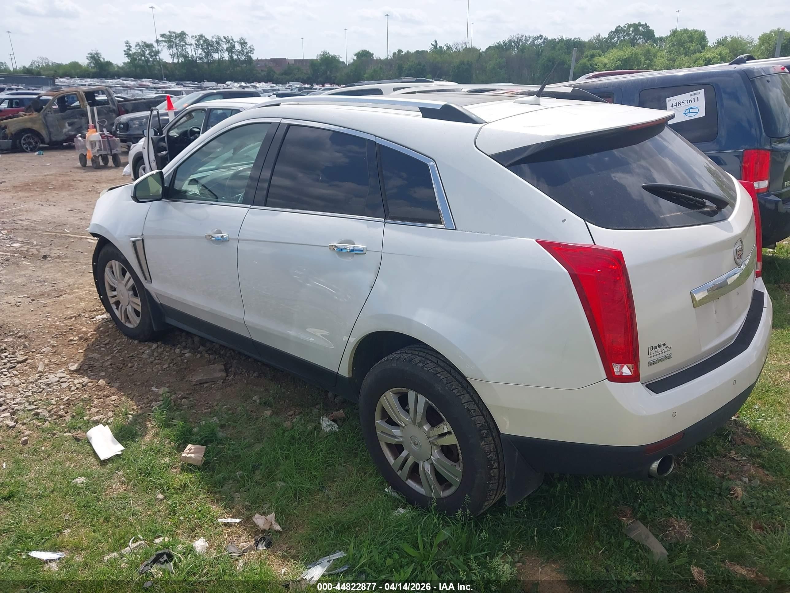 2013 Cadillac Srx Luxury Collection White vin: 3GYFNCE35DS534510