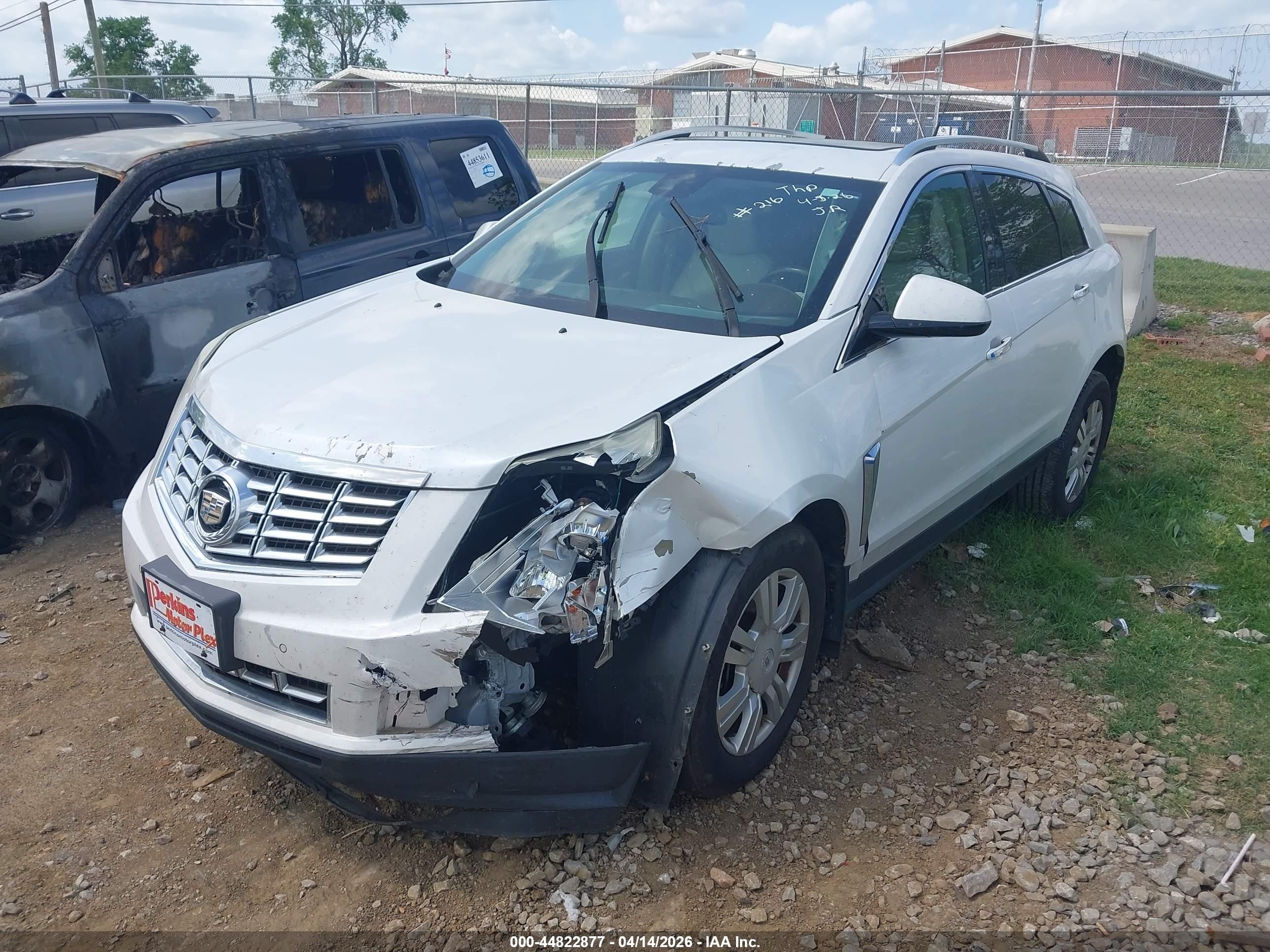 2013 Cadillac Srx Luxury Collection White vin: 3GYFNCE35DS534510
