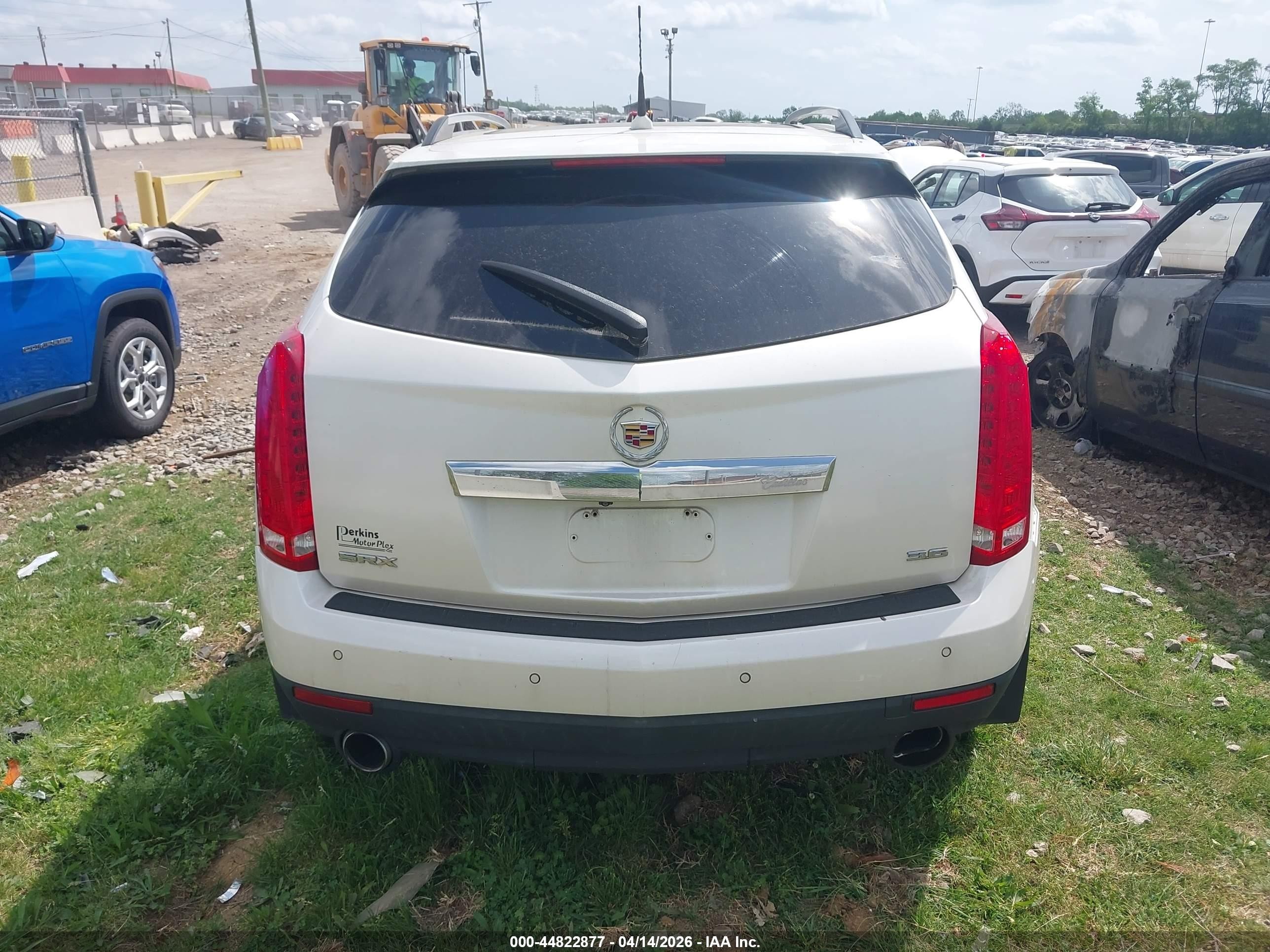 2013 Cadillac Srx Luxury Collection White vin: 3GYFNCE35DS534510