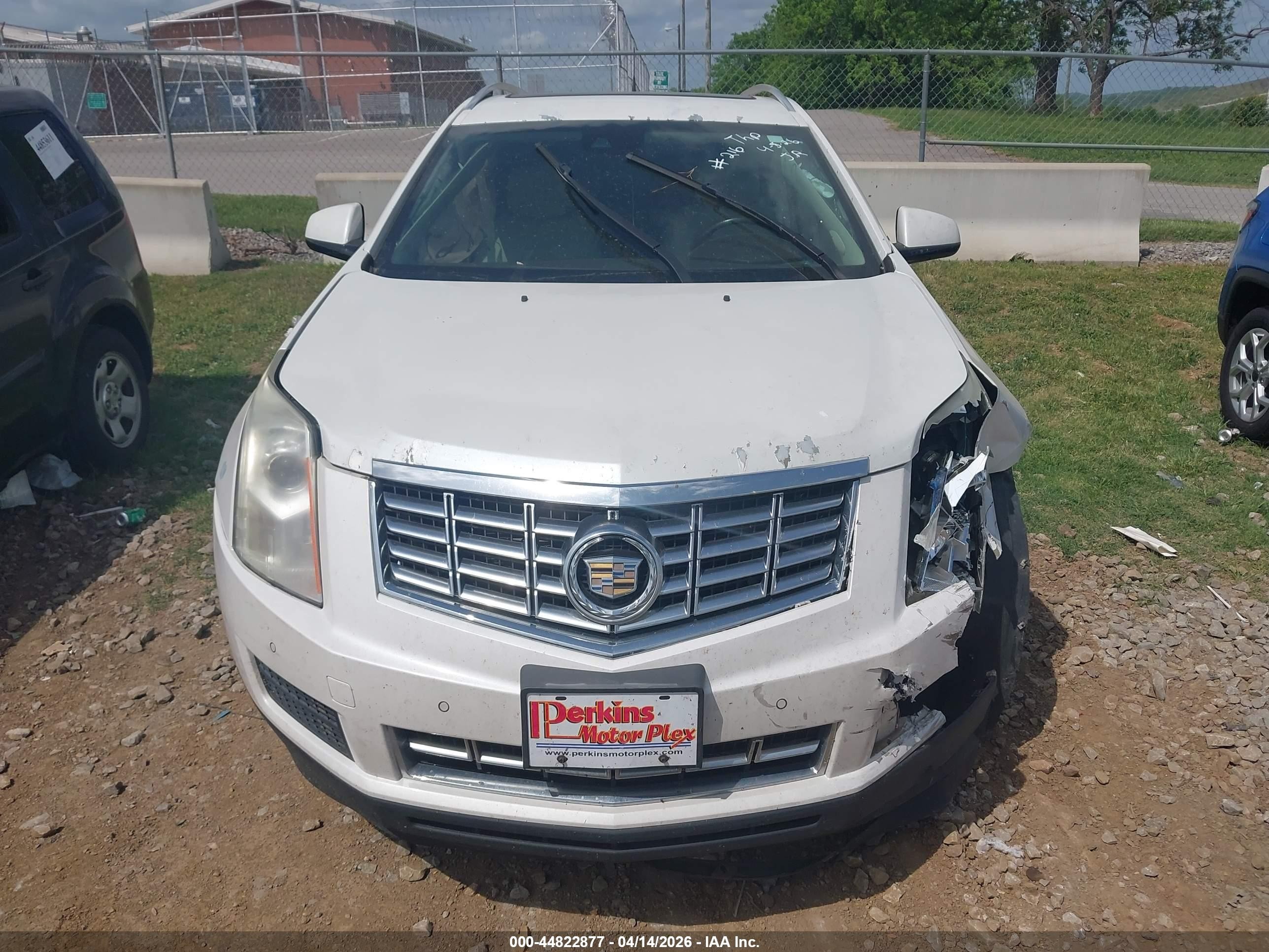 2013 Cadillac Srx Luxury Collection White vin: 3GYFNCE35DS534510