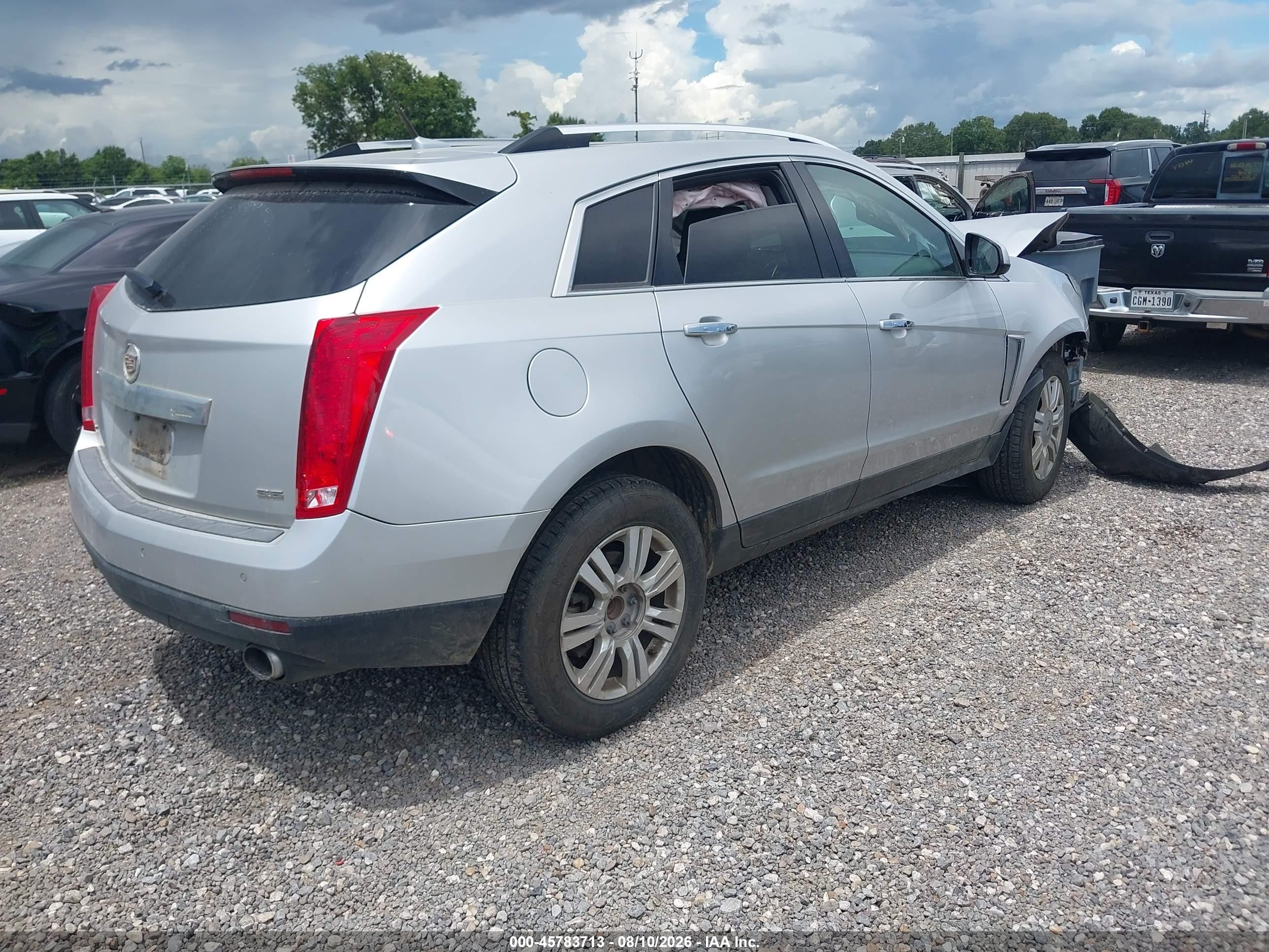 2013 Cadillac Srx Luxury Collection Silver vin: 3GYFNCE35DS576353