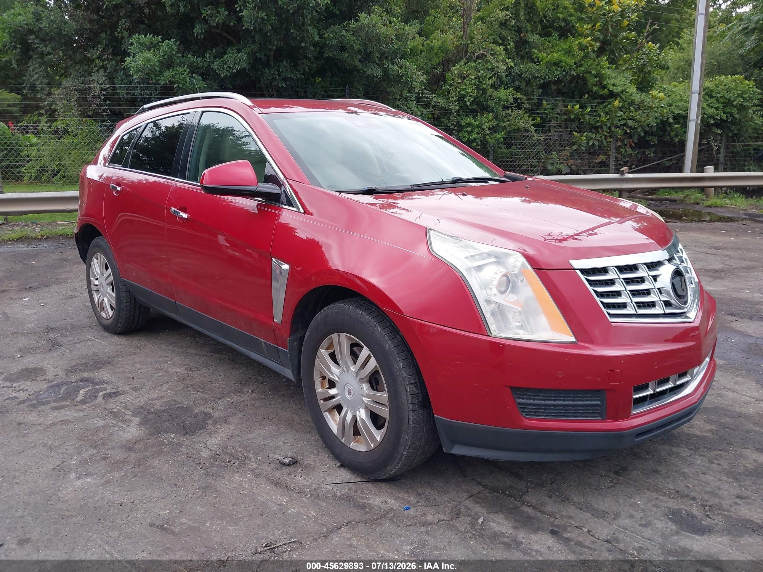 2013 Cadillac Srx Luxury Collection Бордовый vin: 3GYFNCE35DS588924