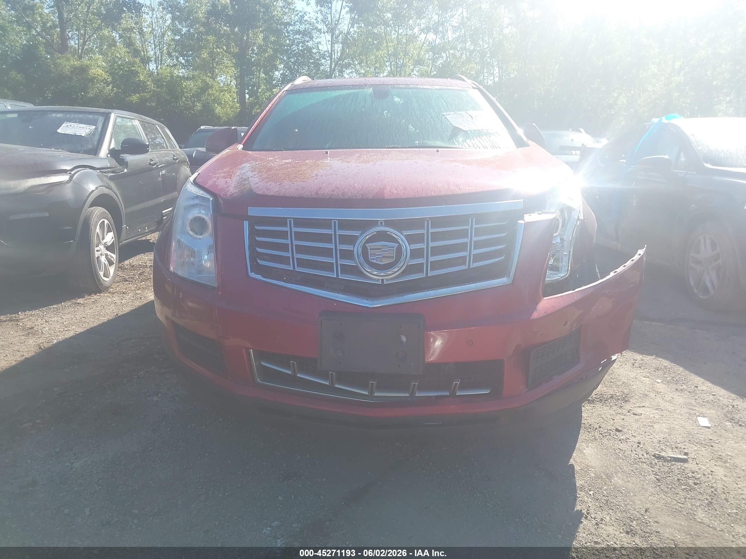 2013 Cadillac Srx Luxury Collection Red vin: 3GYFNCE35DS637801