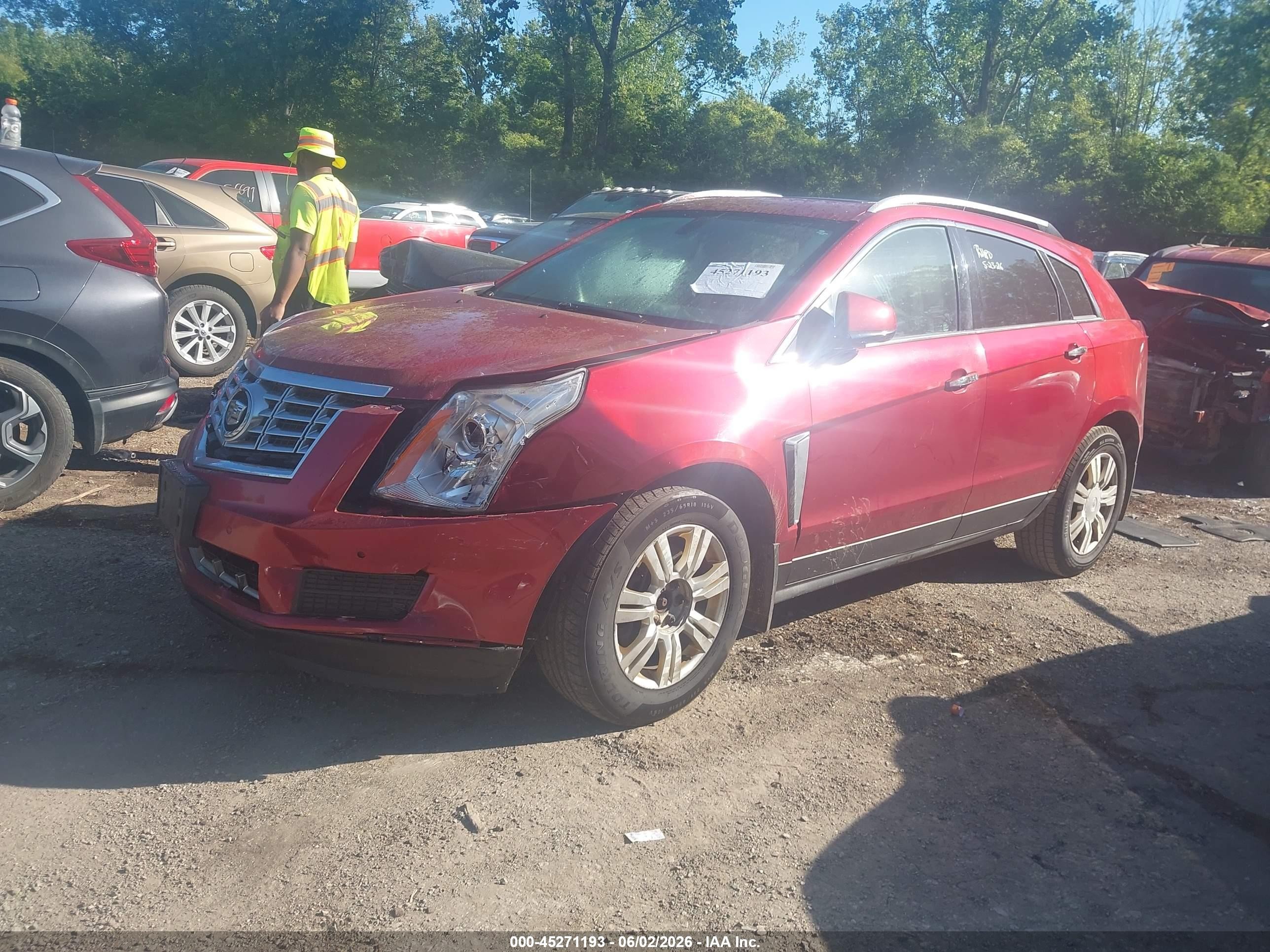 2013 Cadillac Srx Luxury Collection Red vin: 3GYFNCE35DS637801